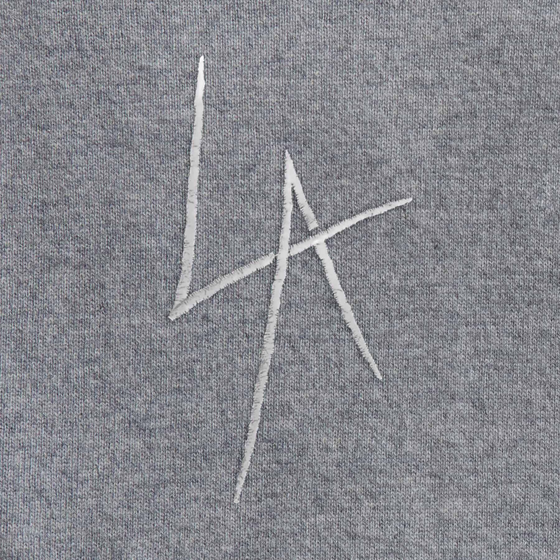 JP x LA Cashmere Raglan - Heather Grey