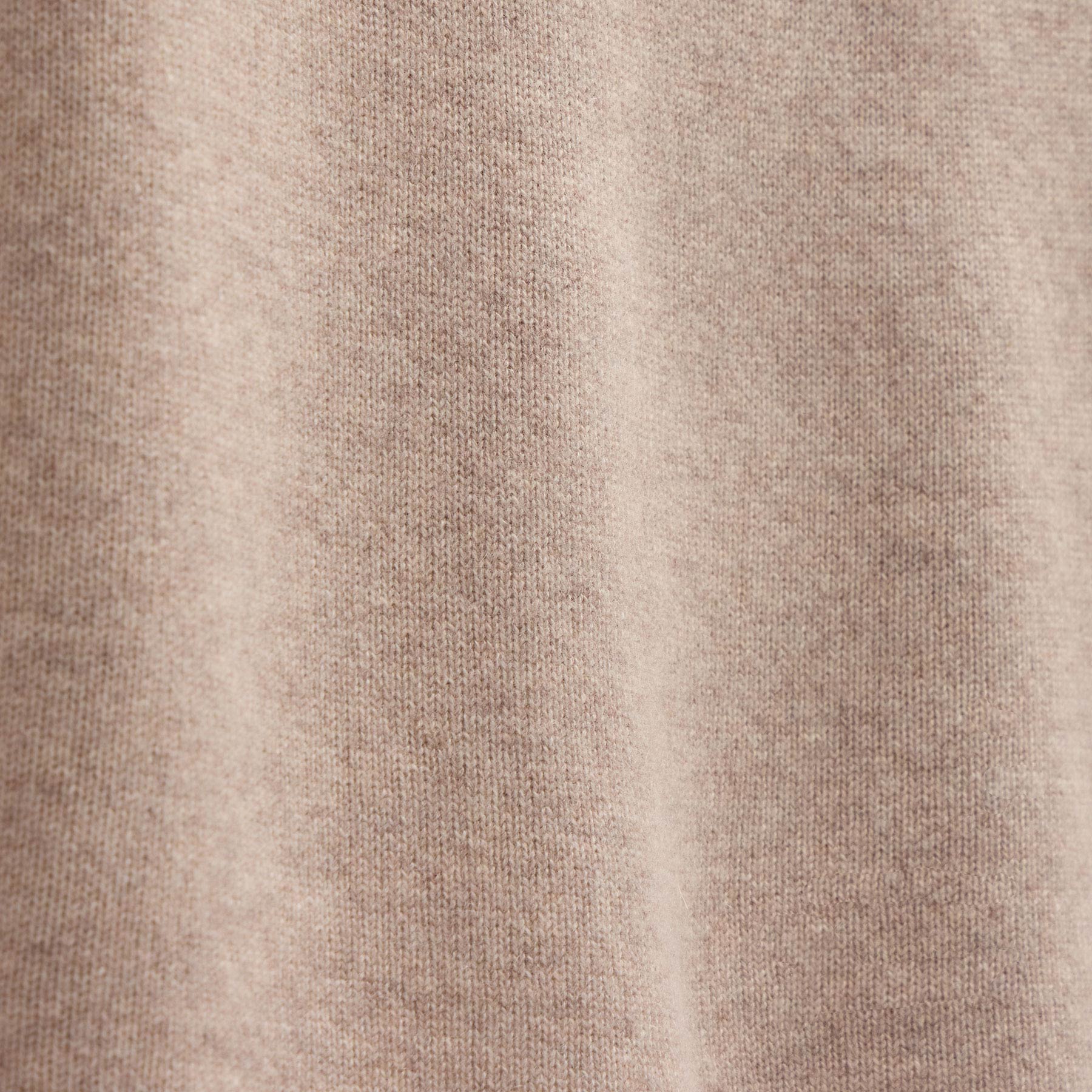 Recycled Cashmere Crew Sweater - Stone