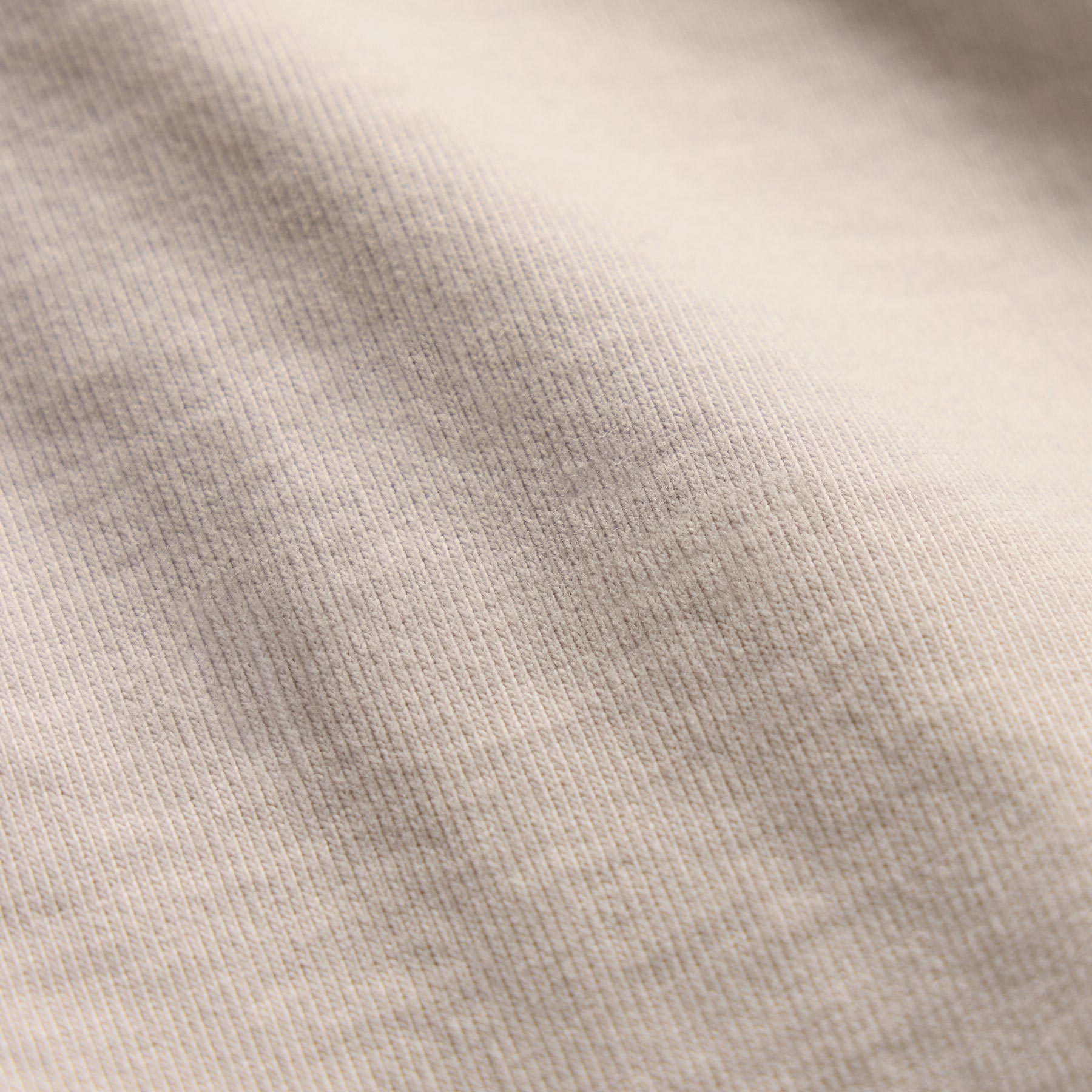 Organic Sueded Jersey Jacket - Pearl