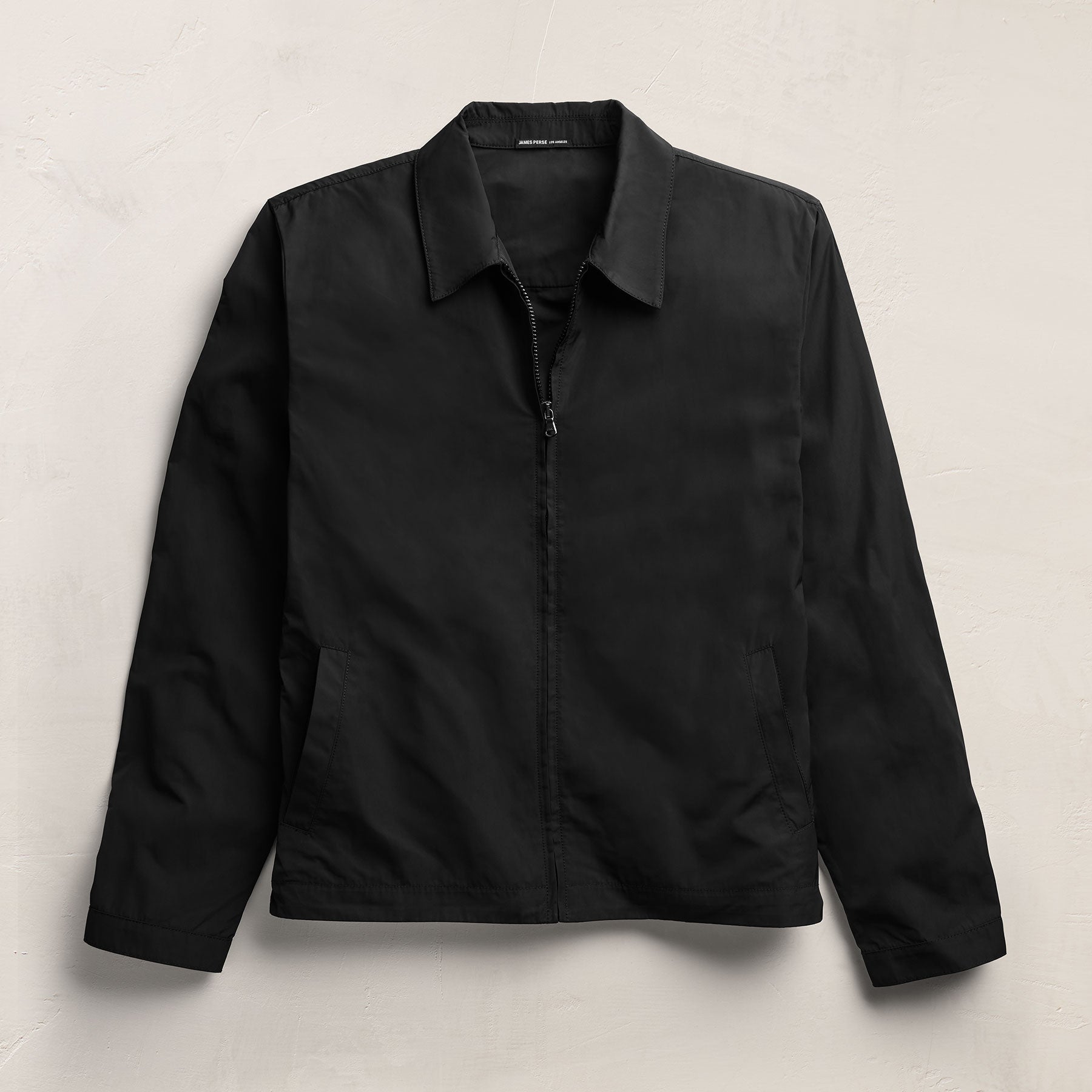Recycled Twill Coach Jacket - Black
