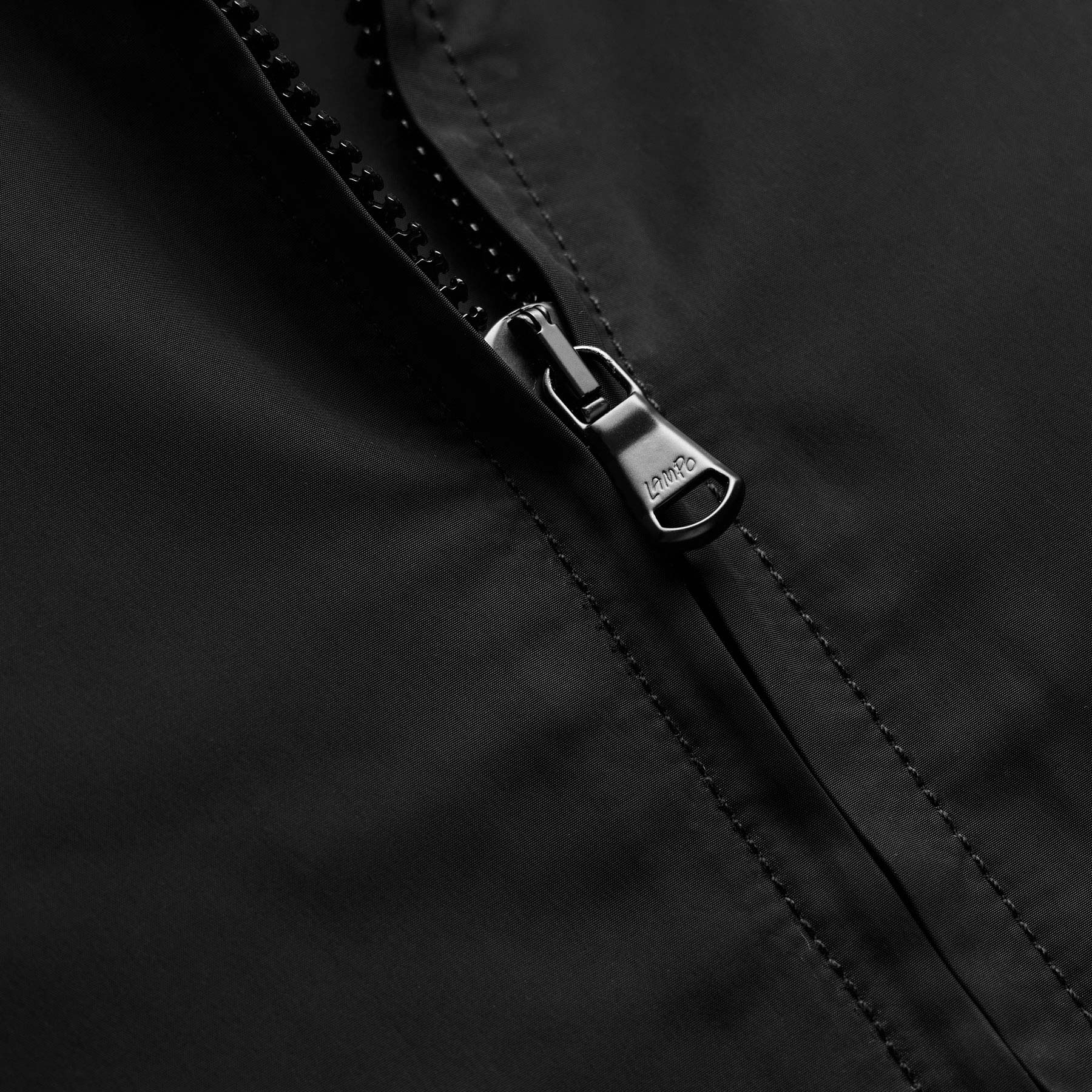 Recycled Twill Coach Jacket - Black