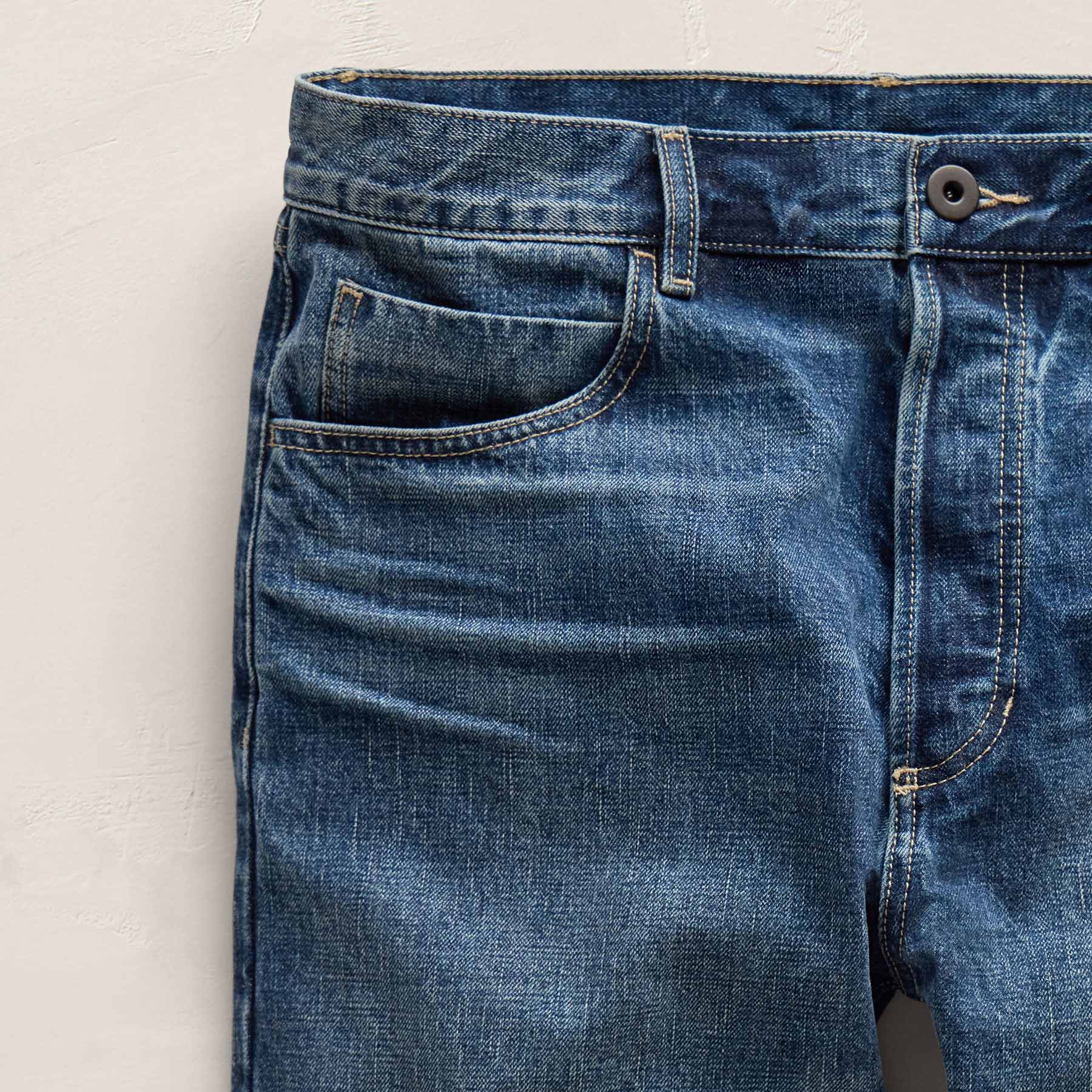 Skater Selvedge Denim Pant - Blue Pacific