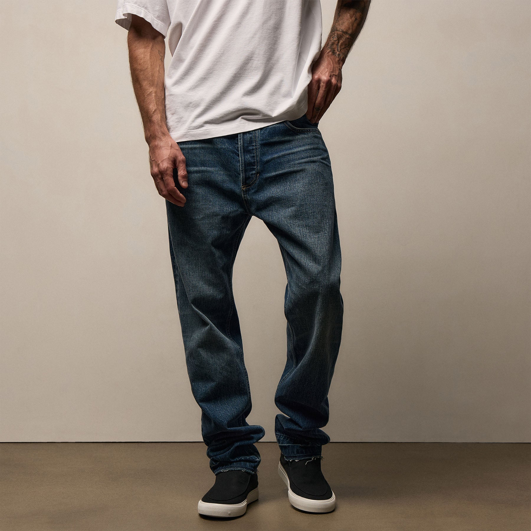 Skater Selvedge Denim Pant - Blue Pacific
