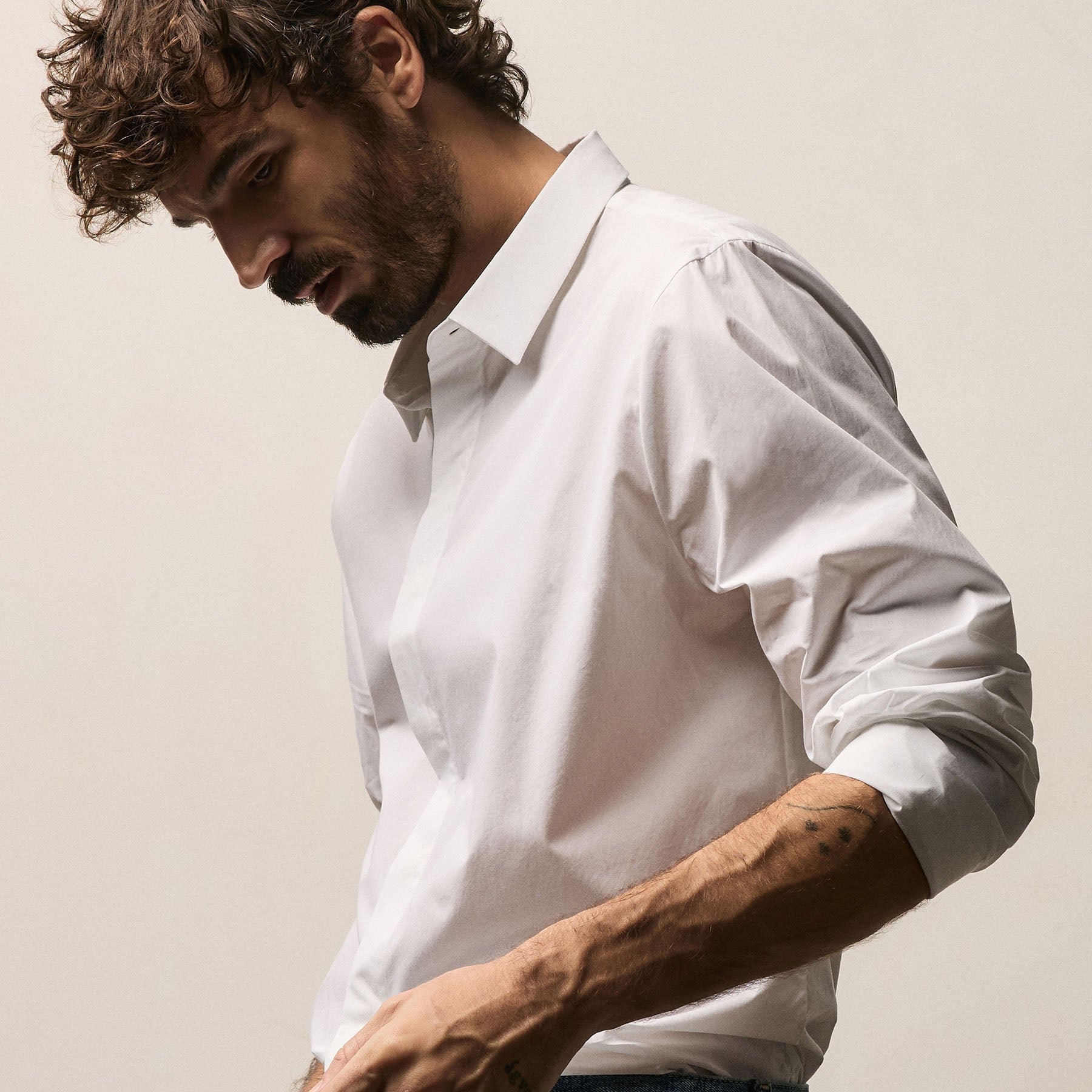 Supima Poplin Shirt - White