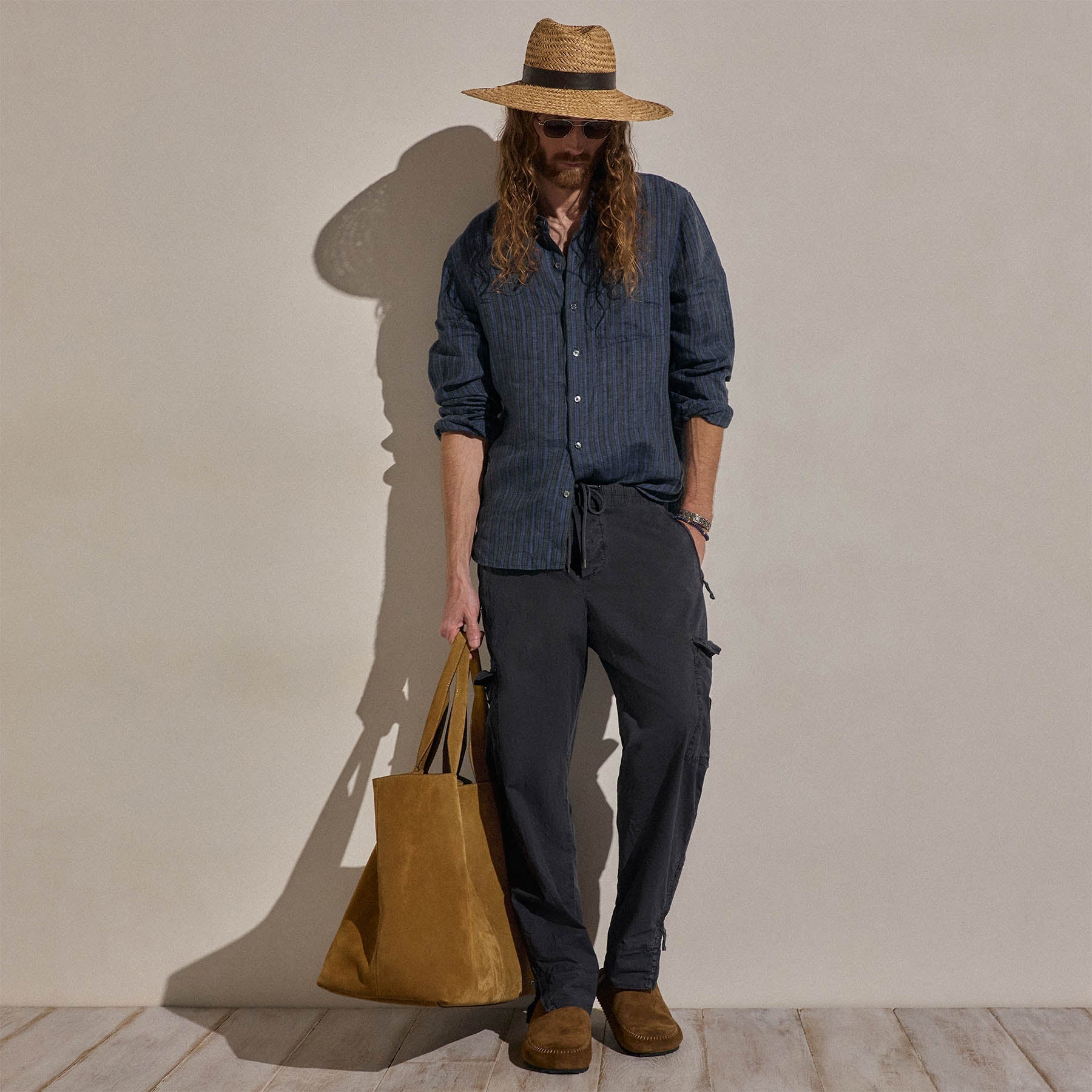 Parachute Poplin Cargo - Blue Noir Pigment
