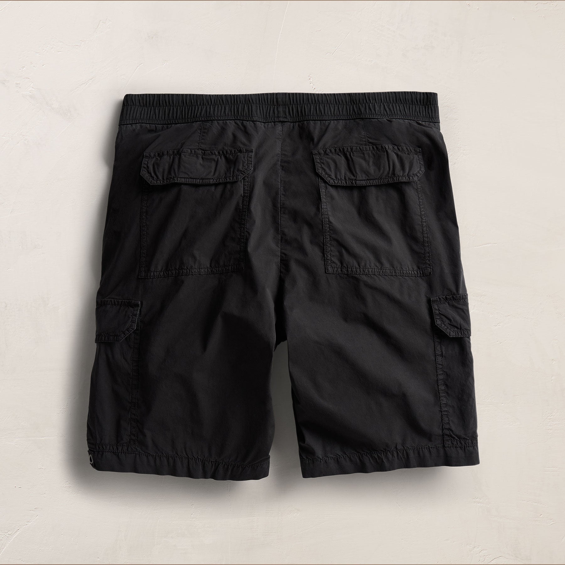 Parachute Poplin Cargo Short - Black