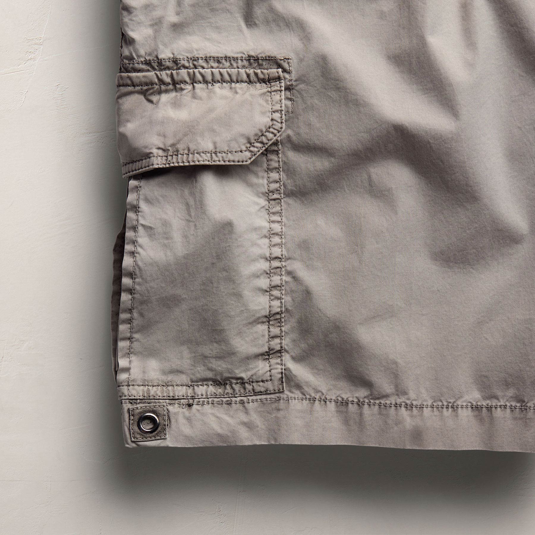 Parachute Poplin Cargo Short - Fog Pigment