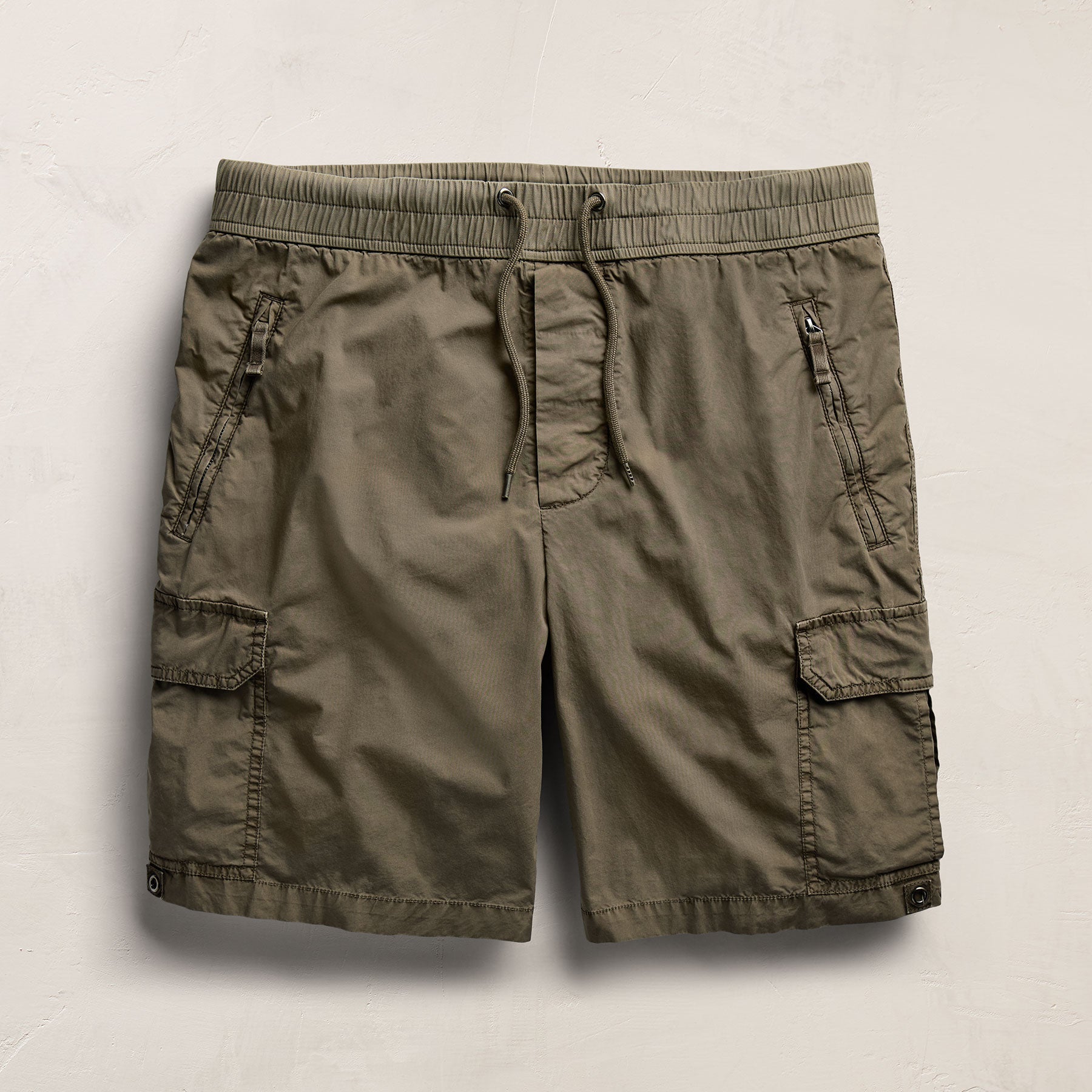 Parachute Poplin Cargo Short - Light Olive Pigment