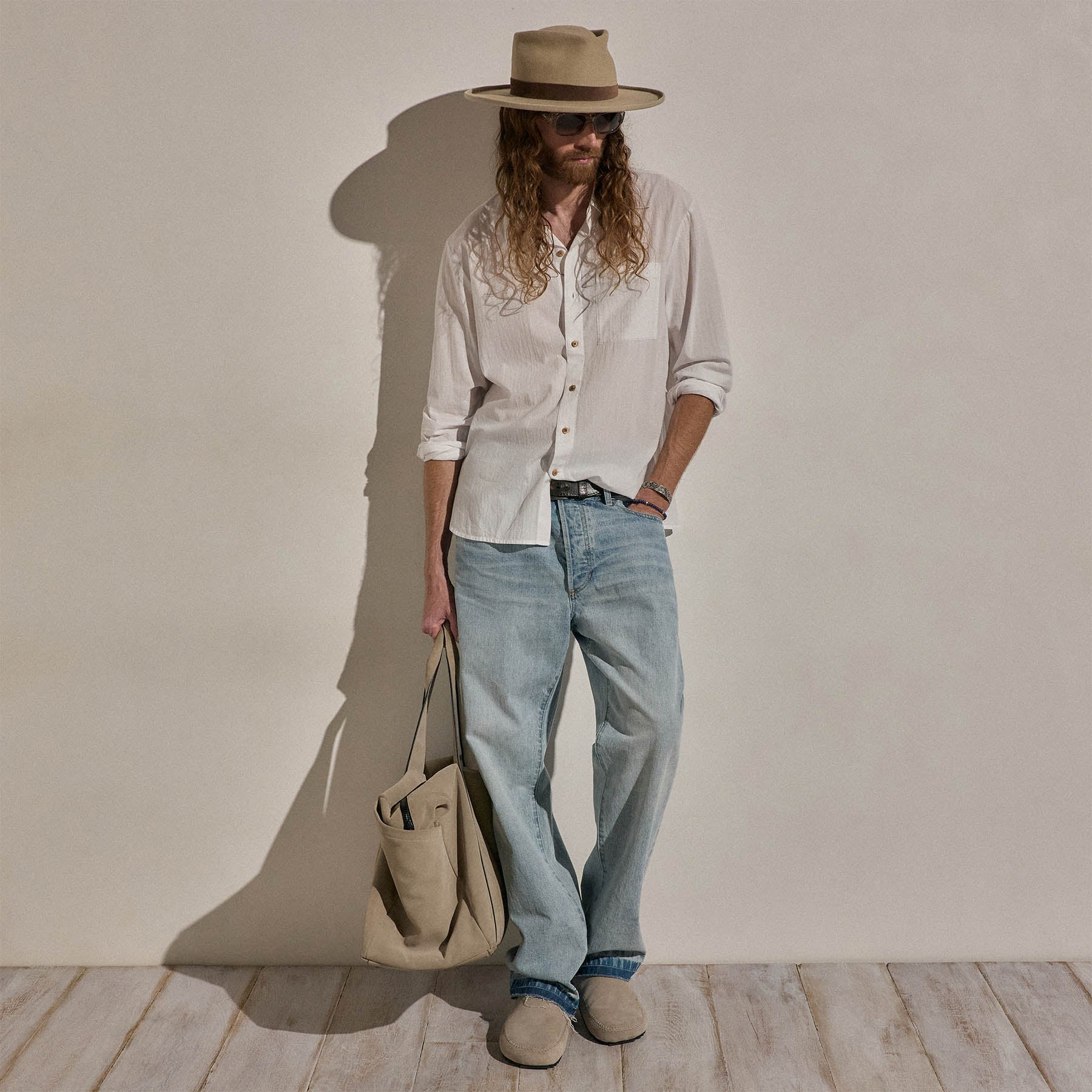 Cotton Muslin Shirt - White