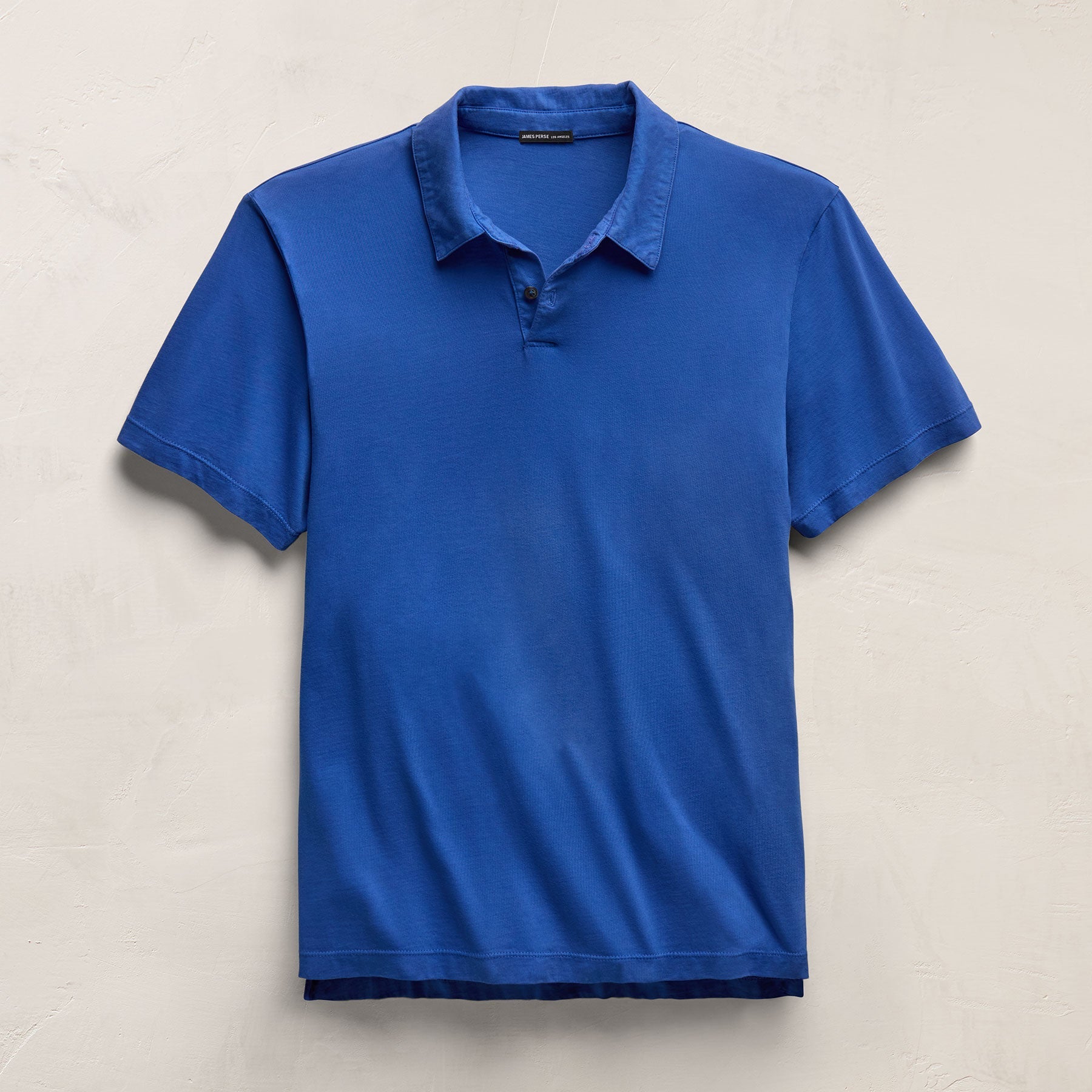 Sueded Jersey Polo - Baltic Blue