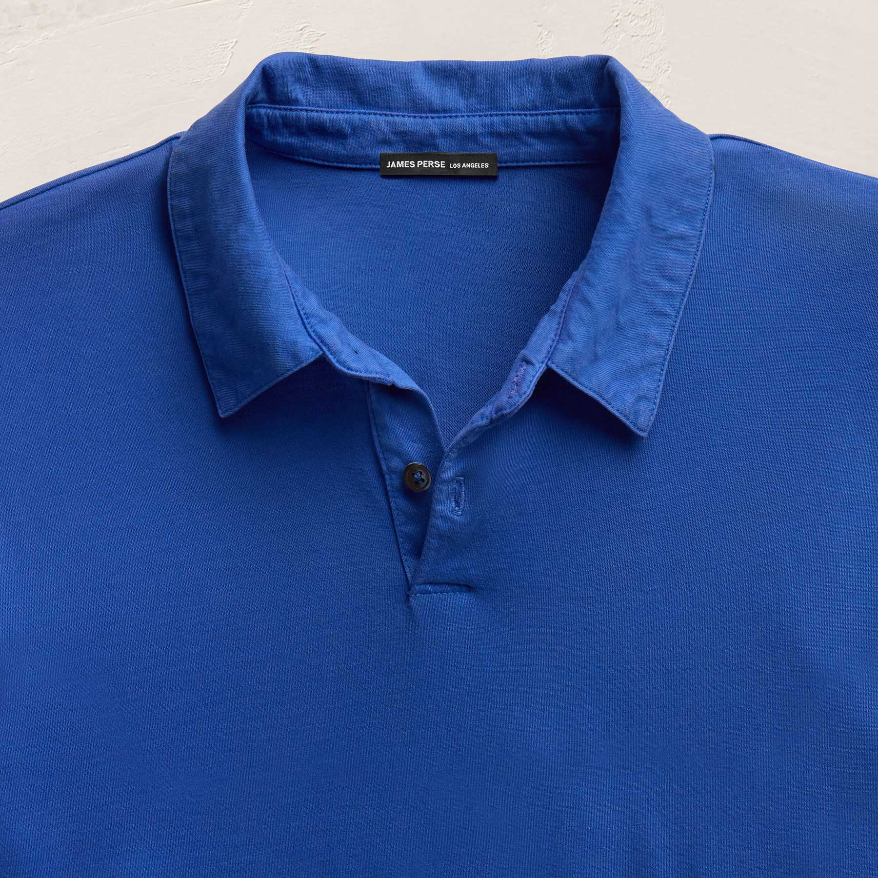 Sueded Jersey Polo - Baltic Blue