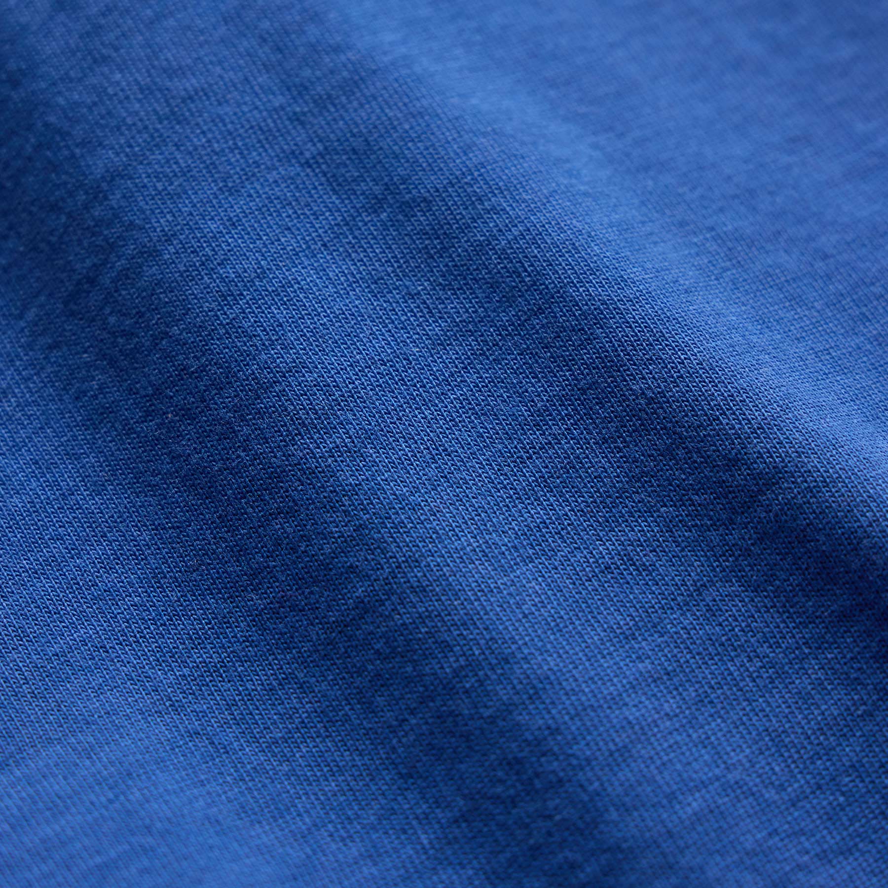Sueded Jersey Polo - Baltic Blue