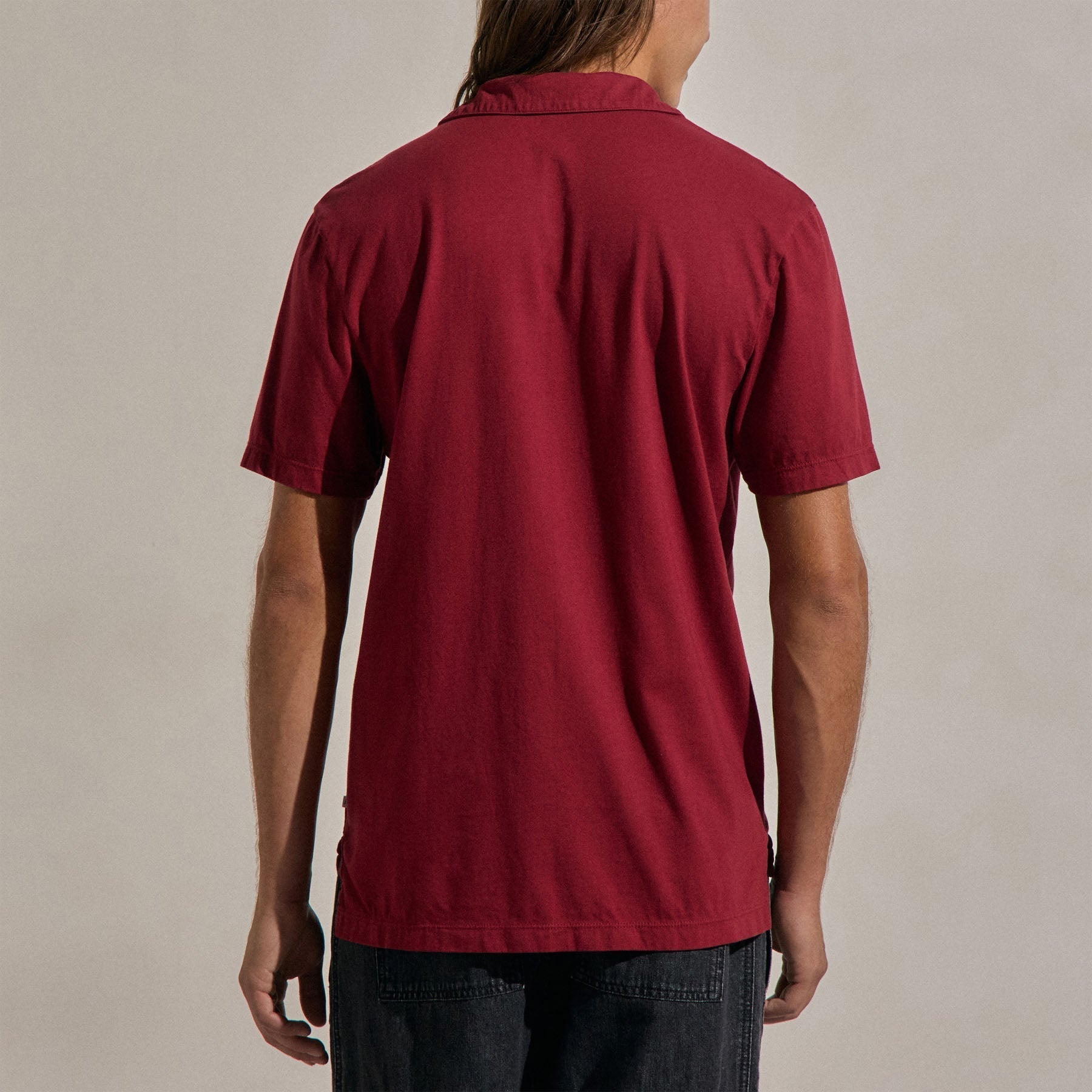 Sueded Jersey Polo - Heat