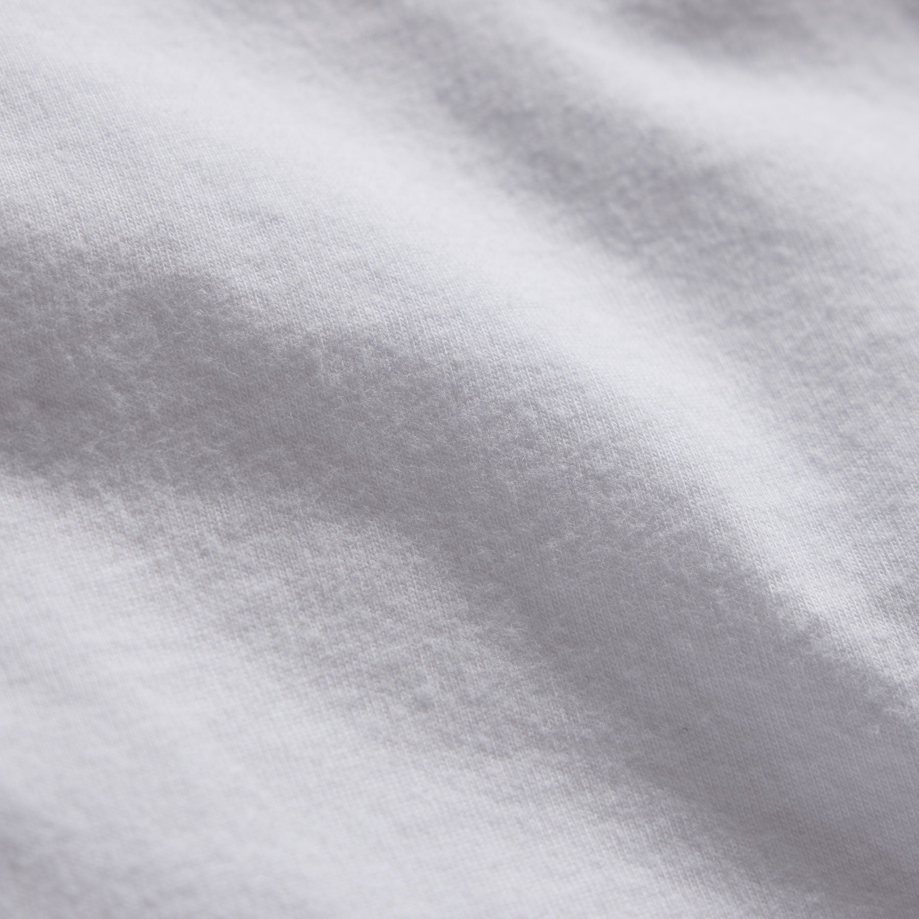 Sueded Jersey Polo - White