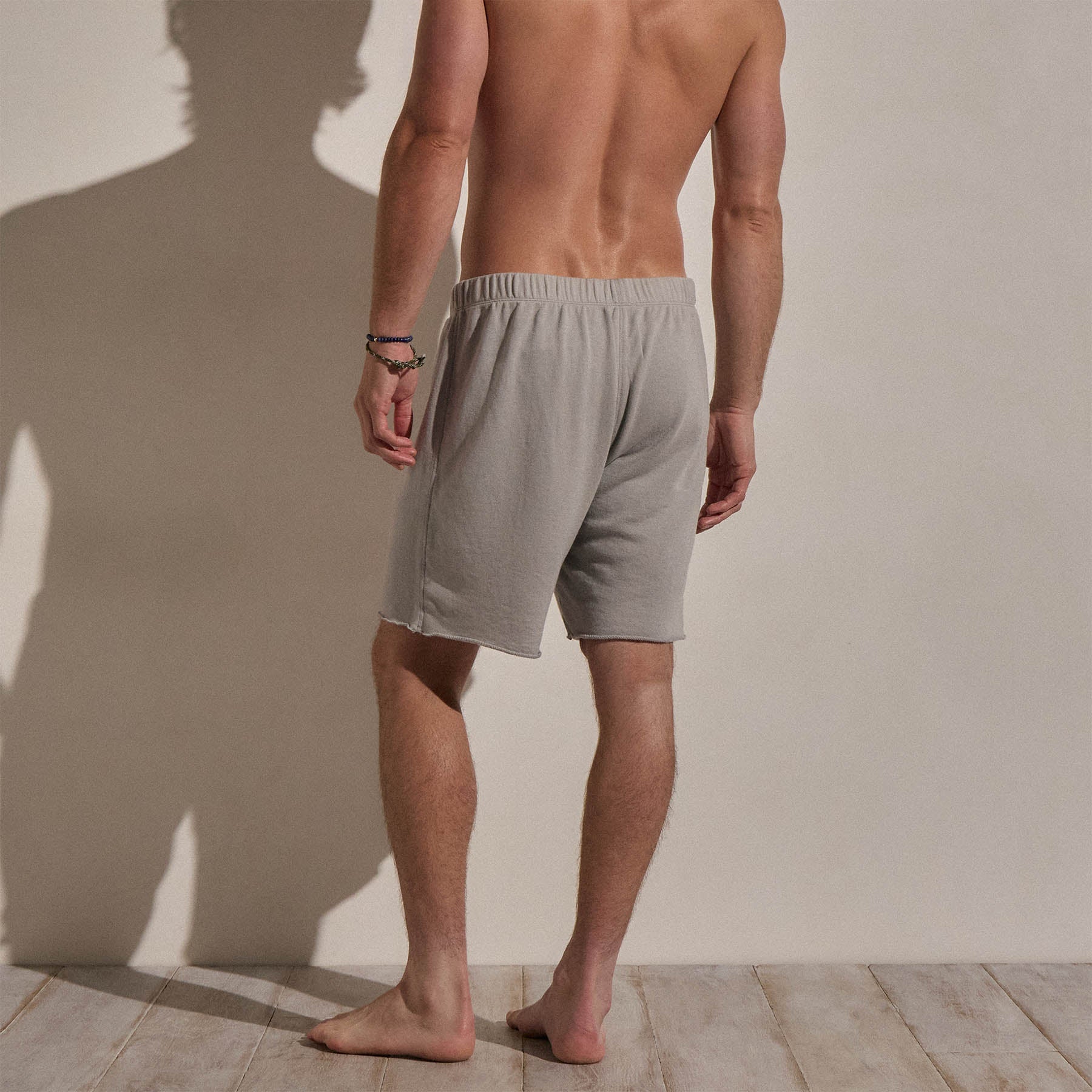 Cotton Cashmere Sweat Short - Fog