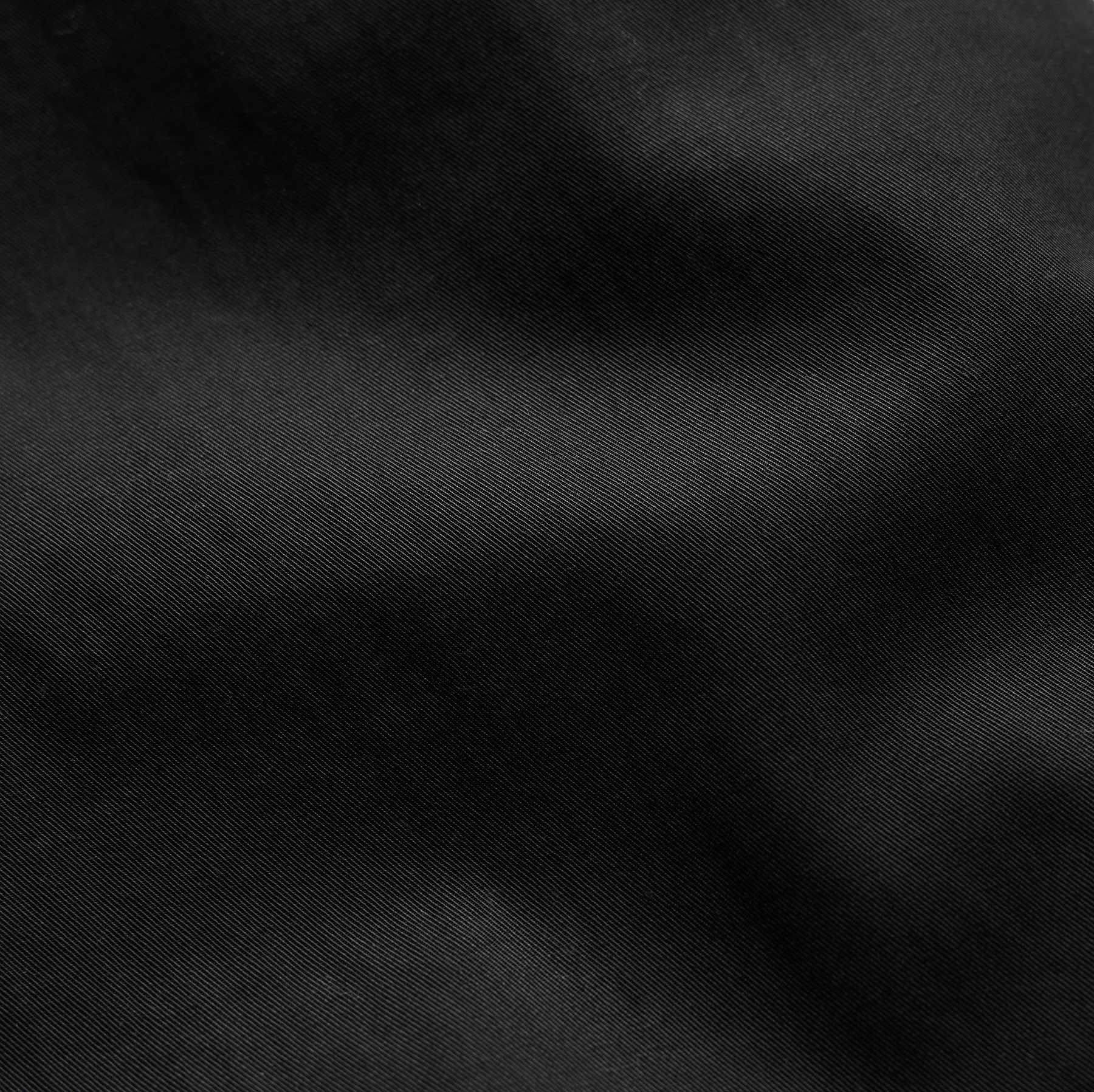 Elevated Cotton Twill Drawstring Trouser - Black
