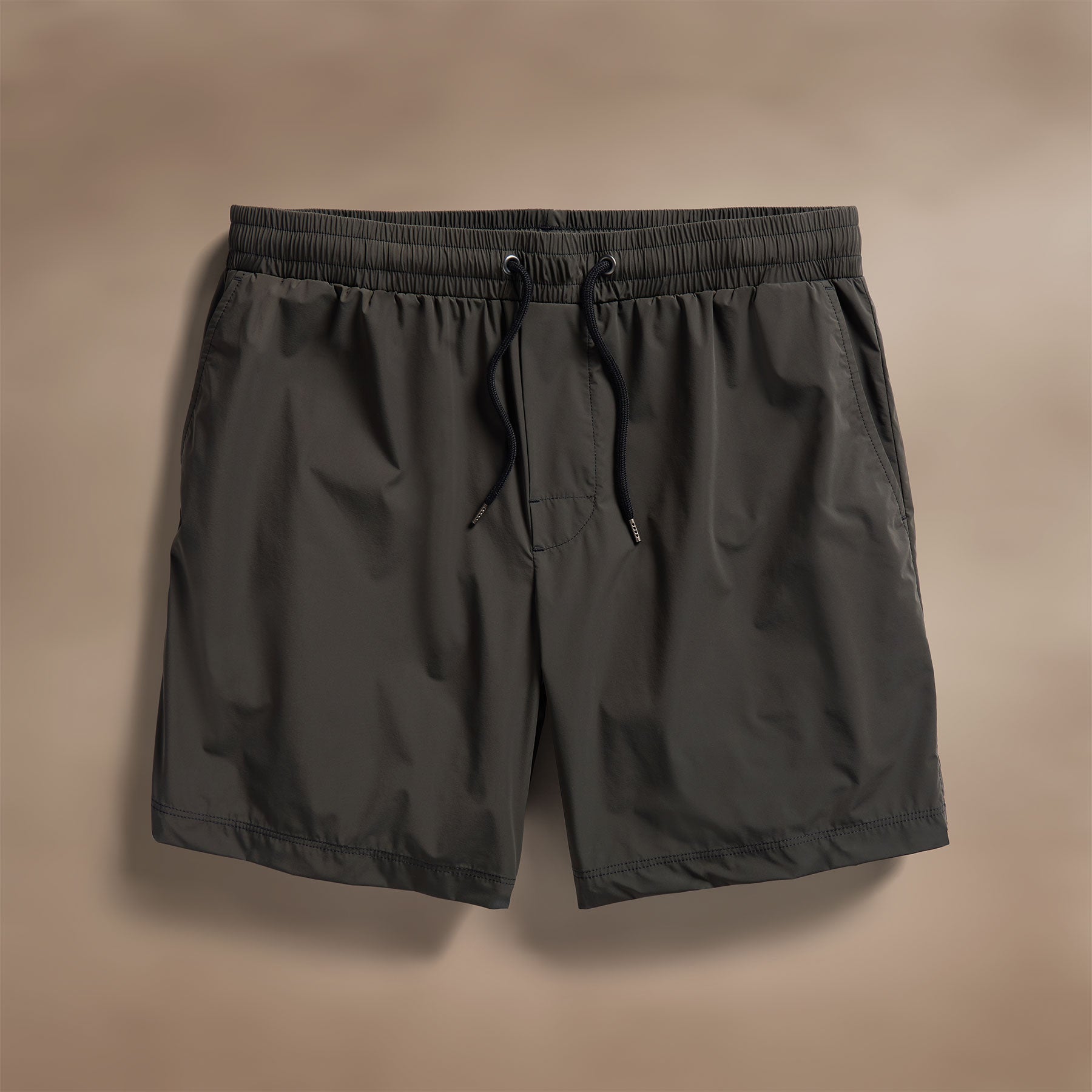 Stretch Nylon Split Hem Boardshort - Hemlock
