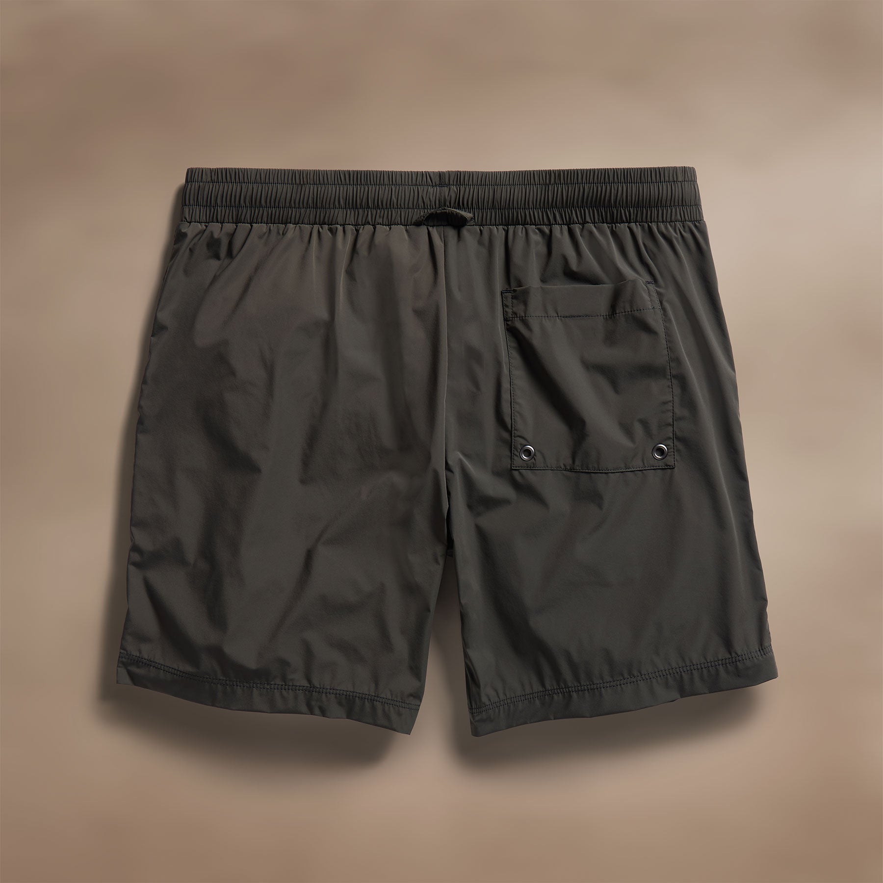Stretch Nylon Split Hem Boardshort - Hemlock
