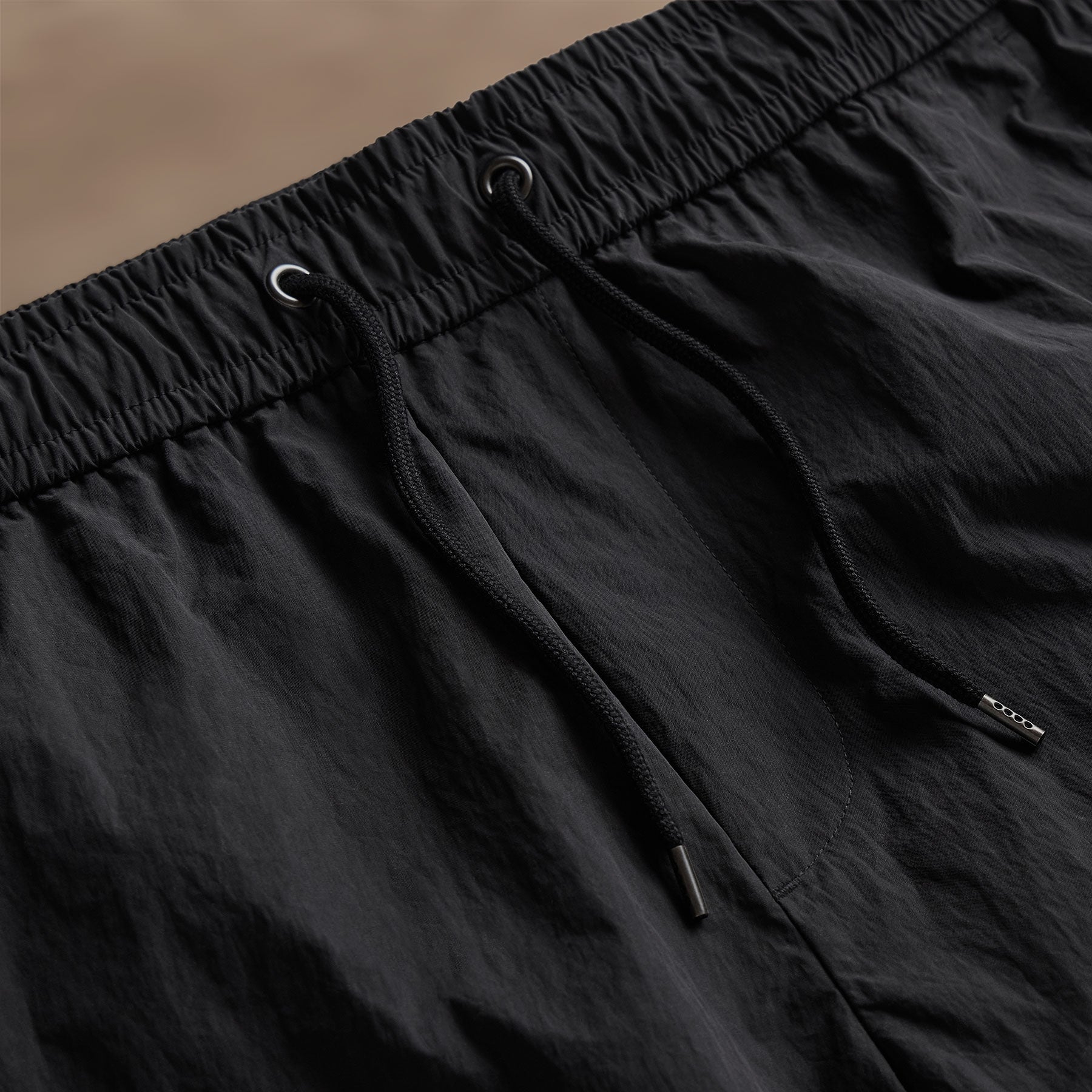 Palm Embroidered Boardshort - Black