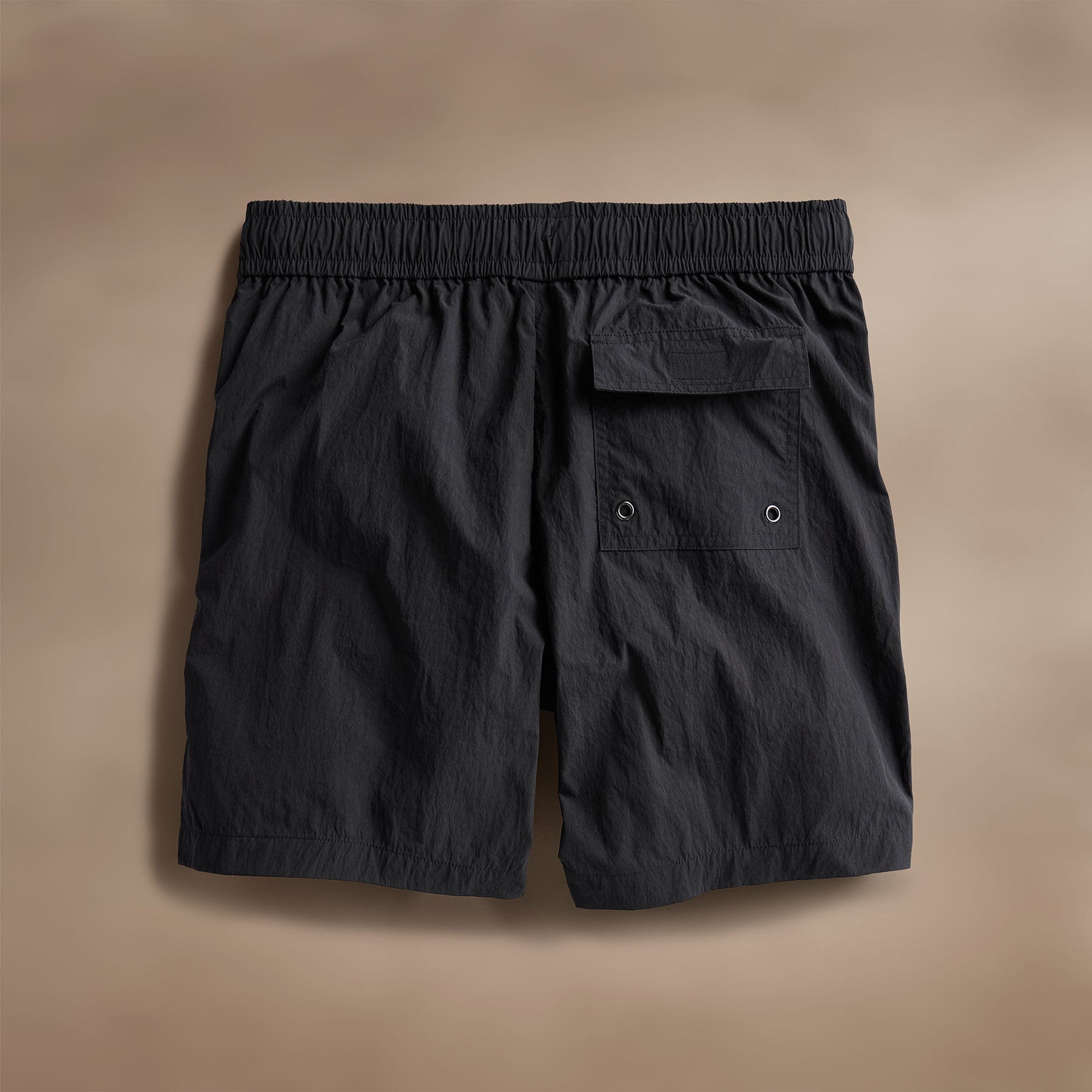 Palm Embroidered Boardshort - Black