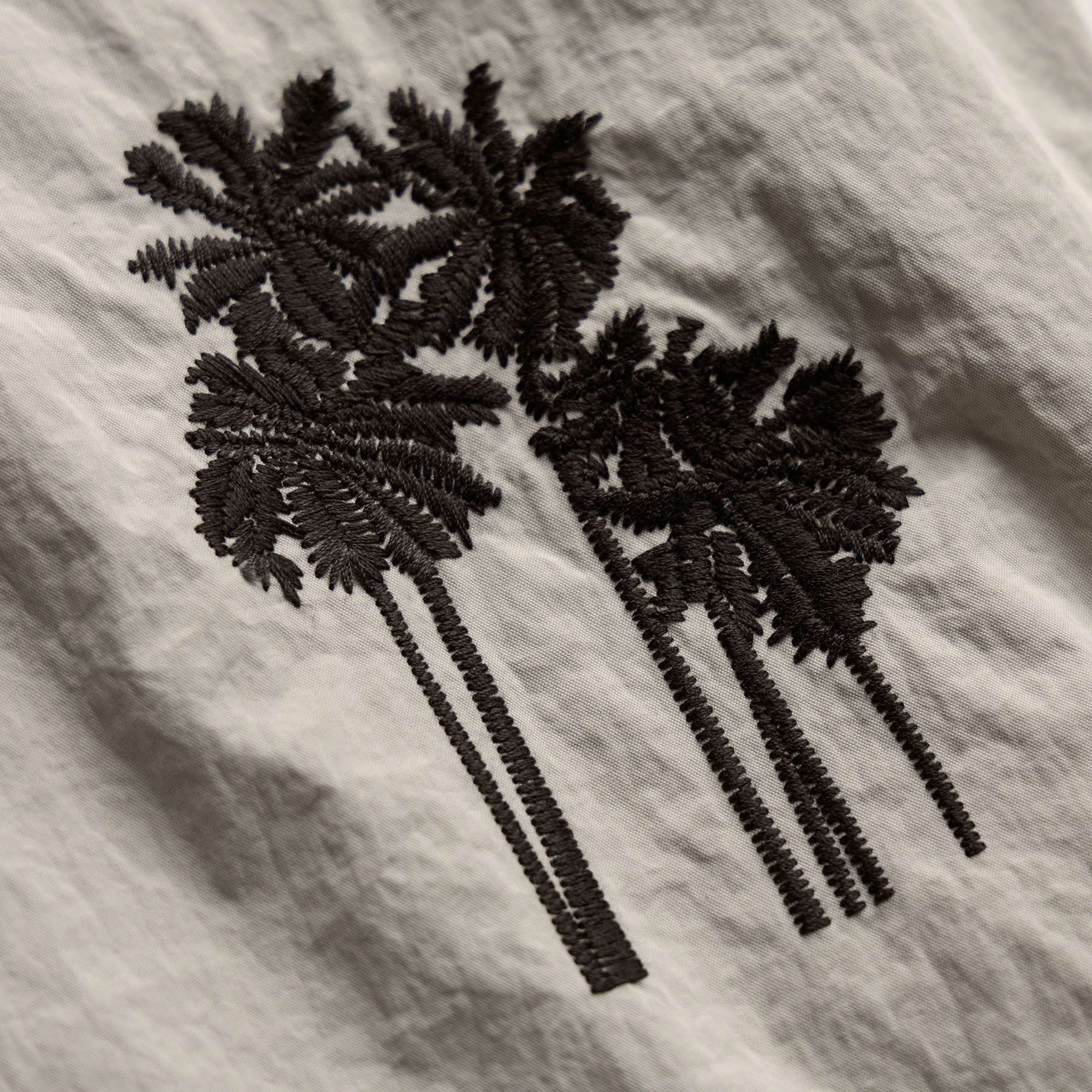 Palm Embroidered Boardshort - Salt