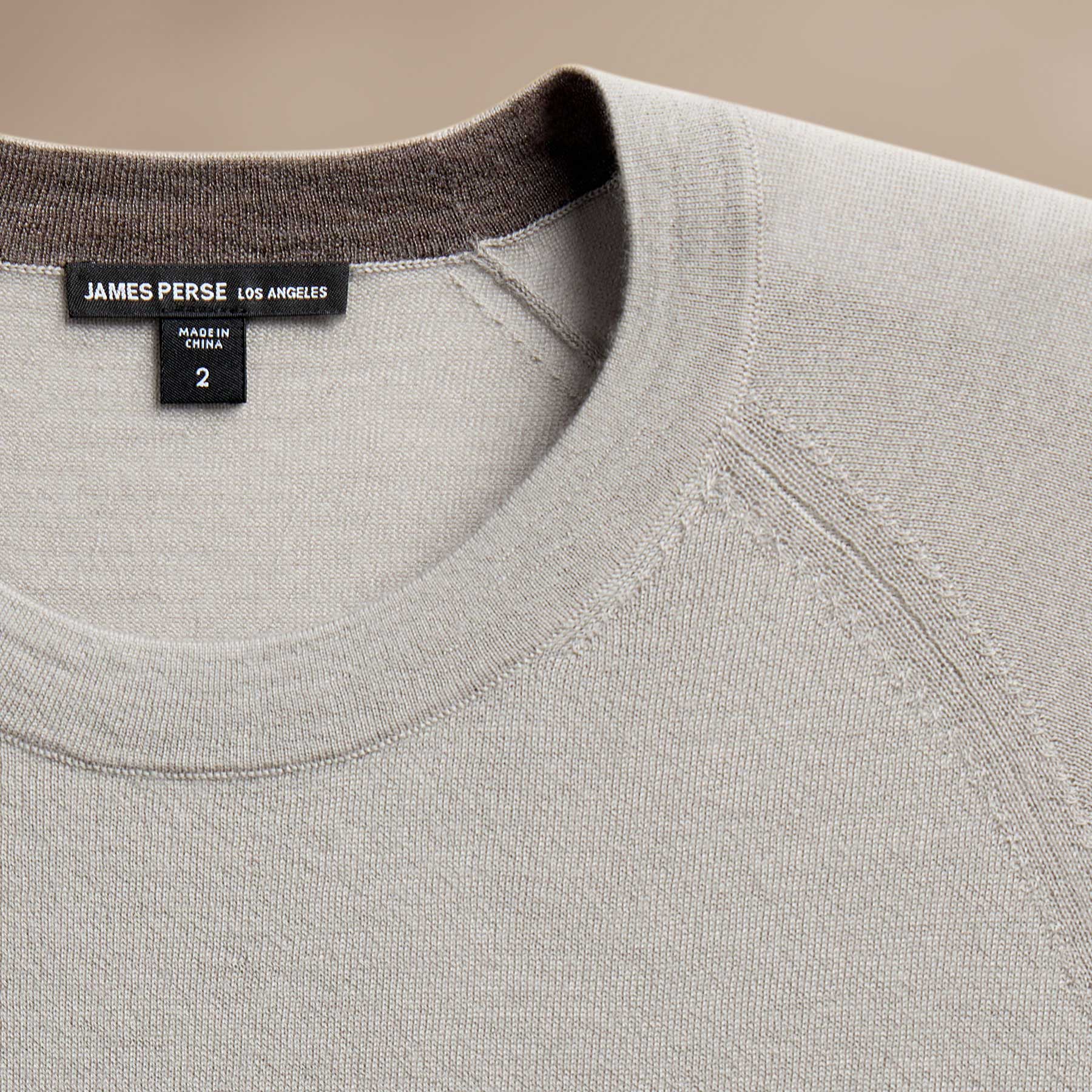 Ultrafine Cashmere Crew - Concrete