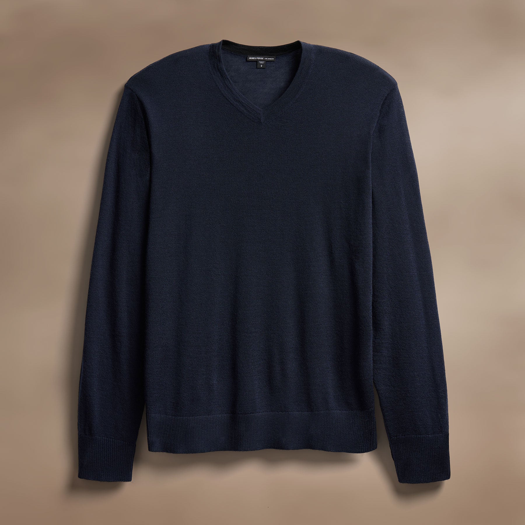 Ultrafine Cashmere V Neck Sweater - Dark Navy