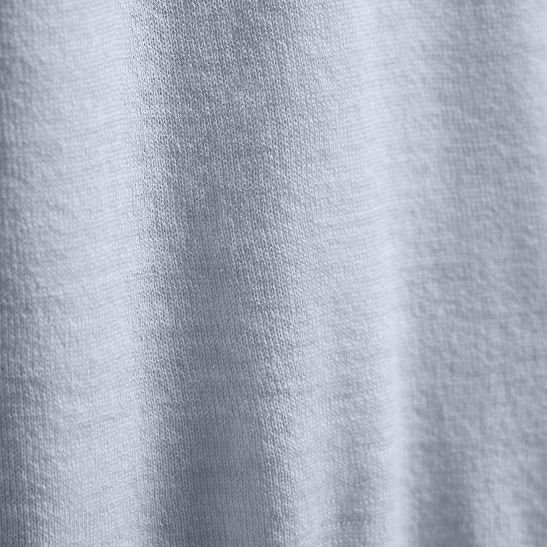 Ultrafine Cashmere Tipped Crew - Grey Sky/Coal