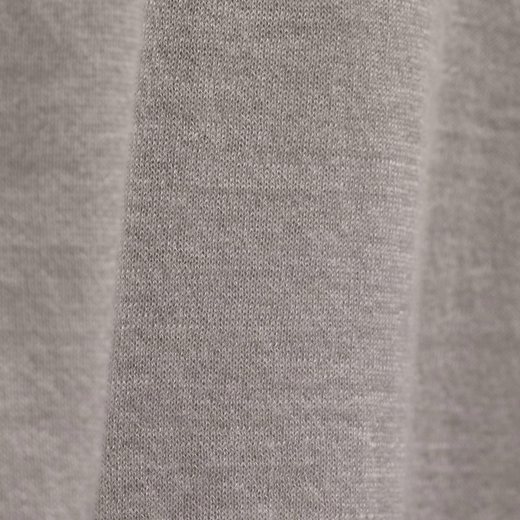 Ultrafine Cashmere Tipped Crew - Fog/Charcoal