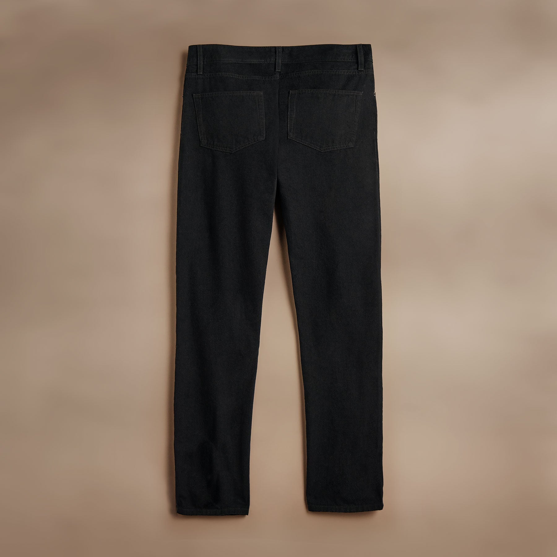 Black Denim 5 Pocket Pant - Black