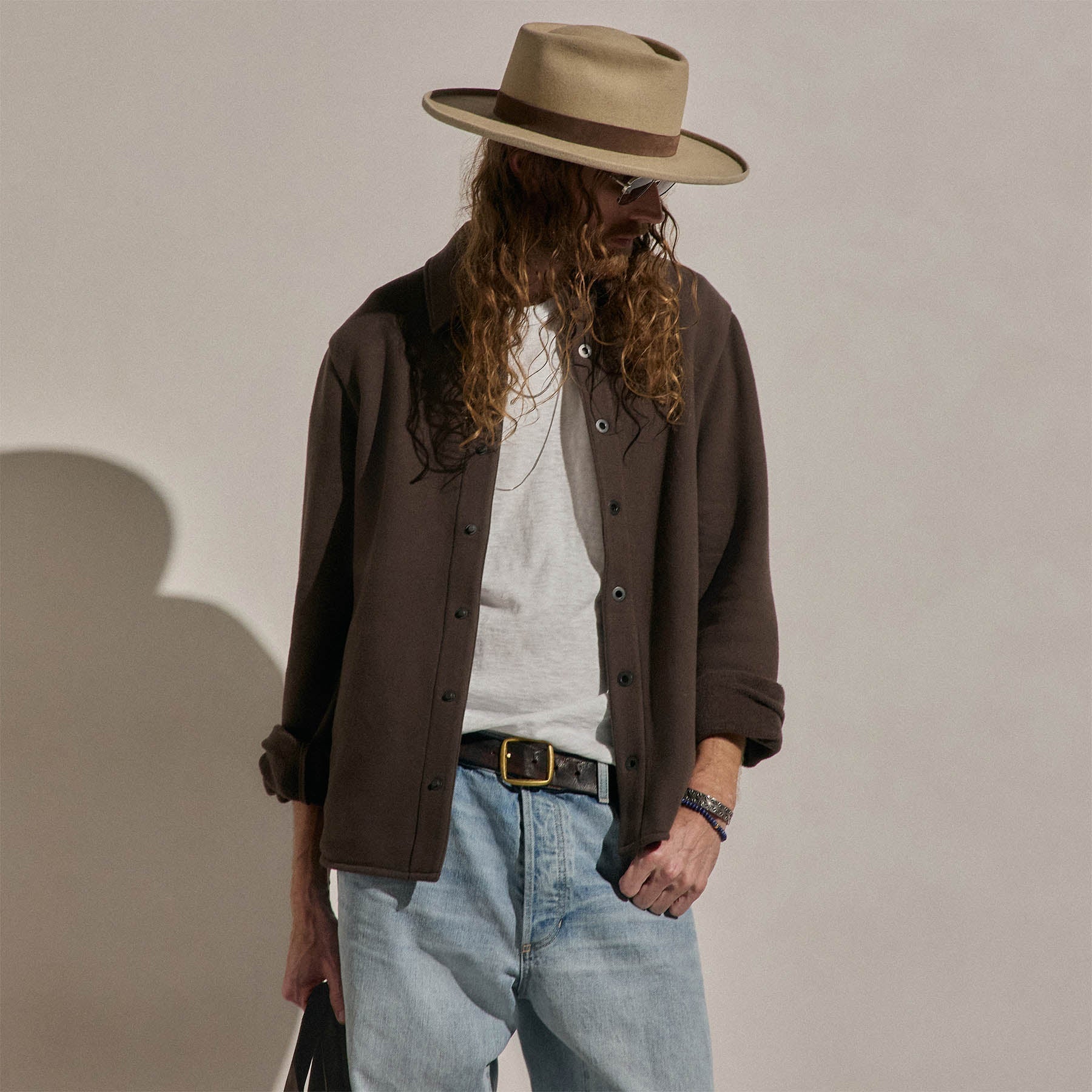 Cozy Fleece Snap Front Jacket - Porcupine