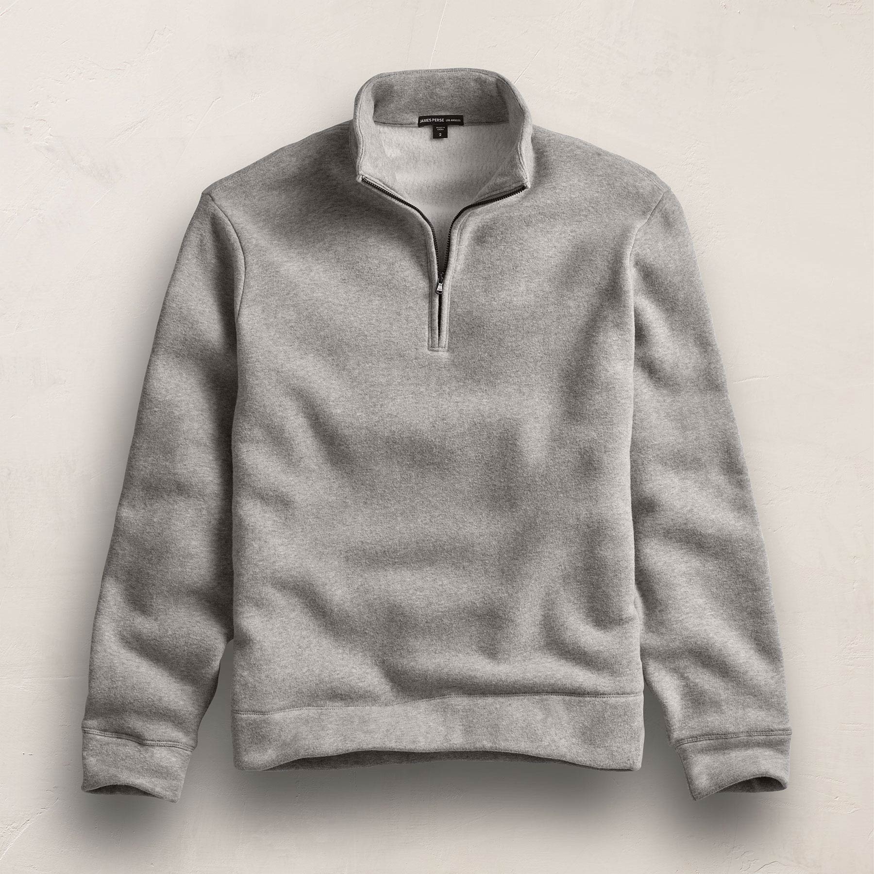 Cozy Half Zip - Heather Grey