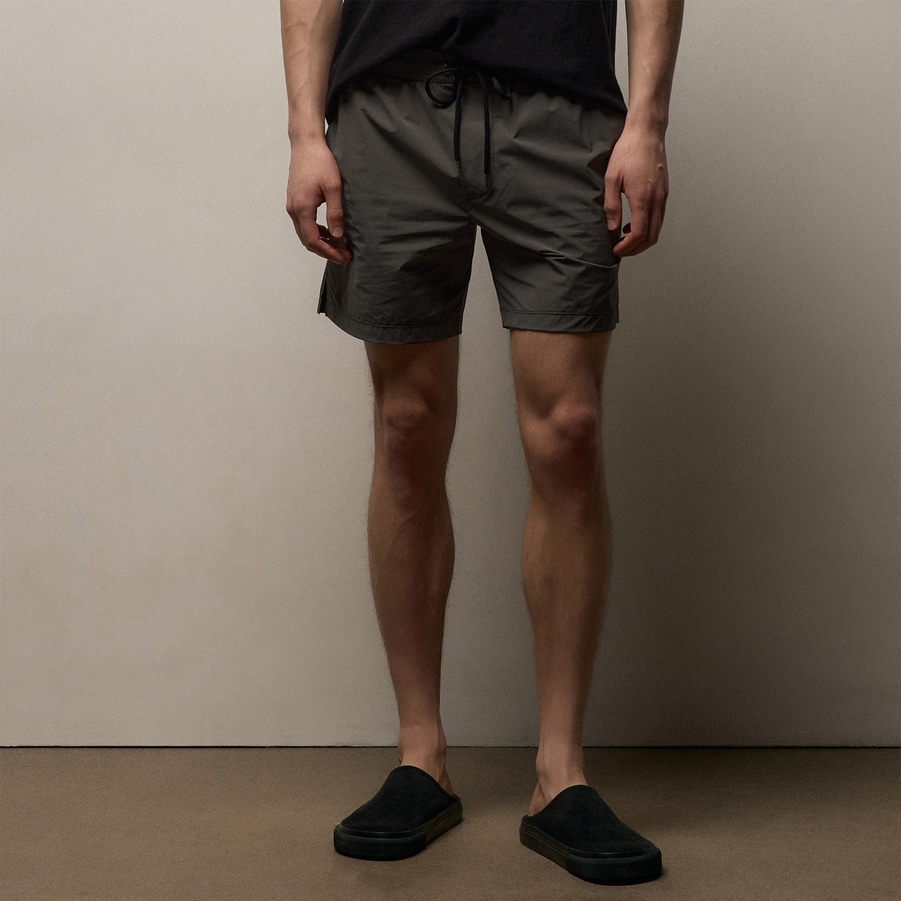 Split Hem Boardshort - Granite