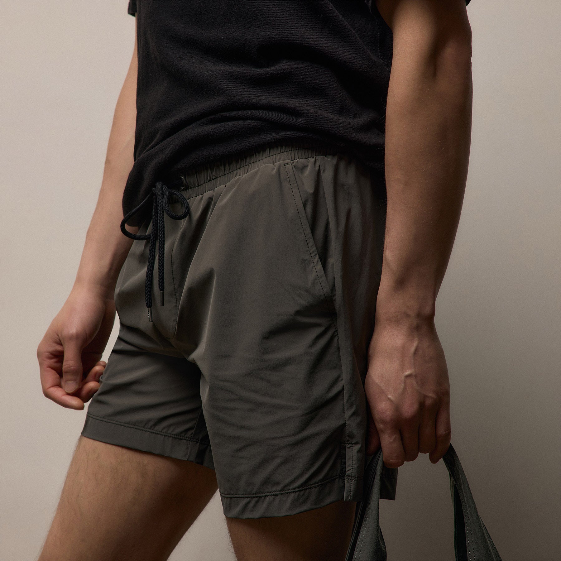 Split Hem Boardshort - Granite