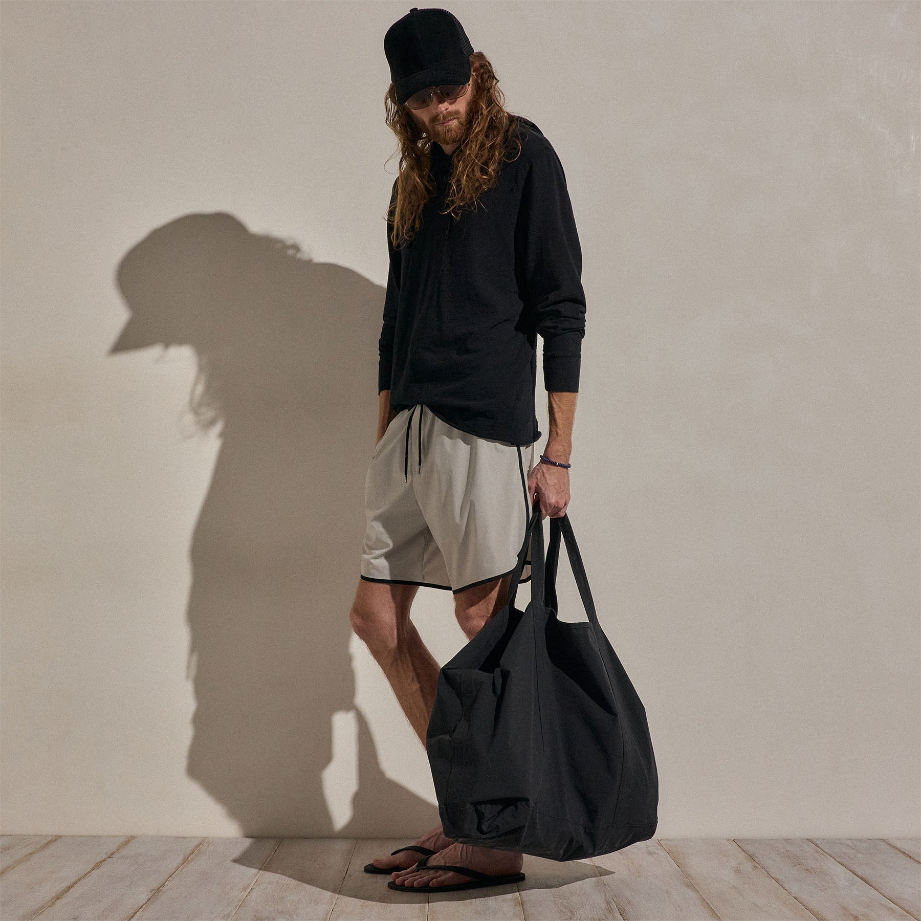 Retro Boardshort - Salt/Black
