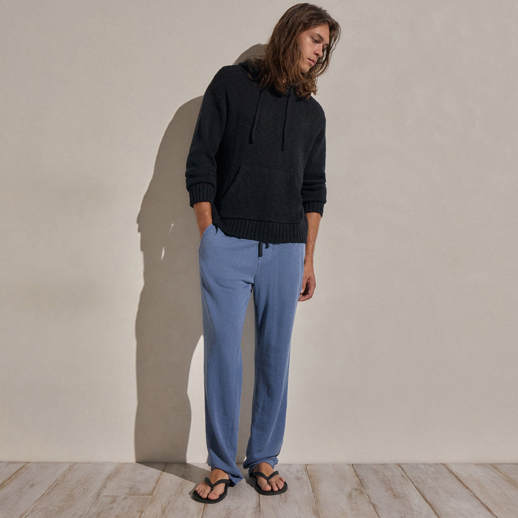 Vintage French Terry Sweatpant - Danube Pigment