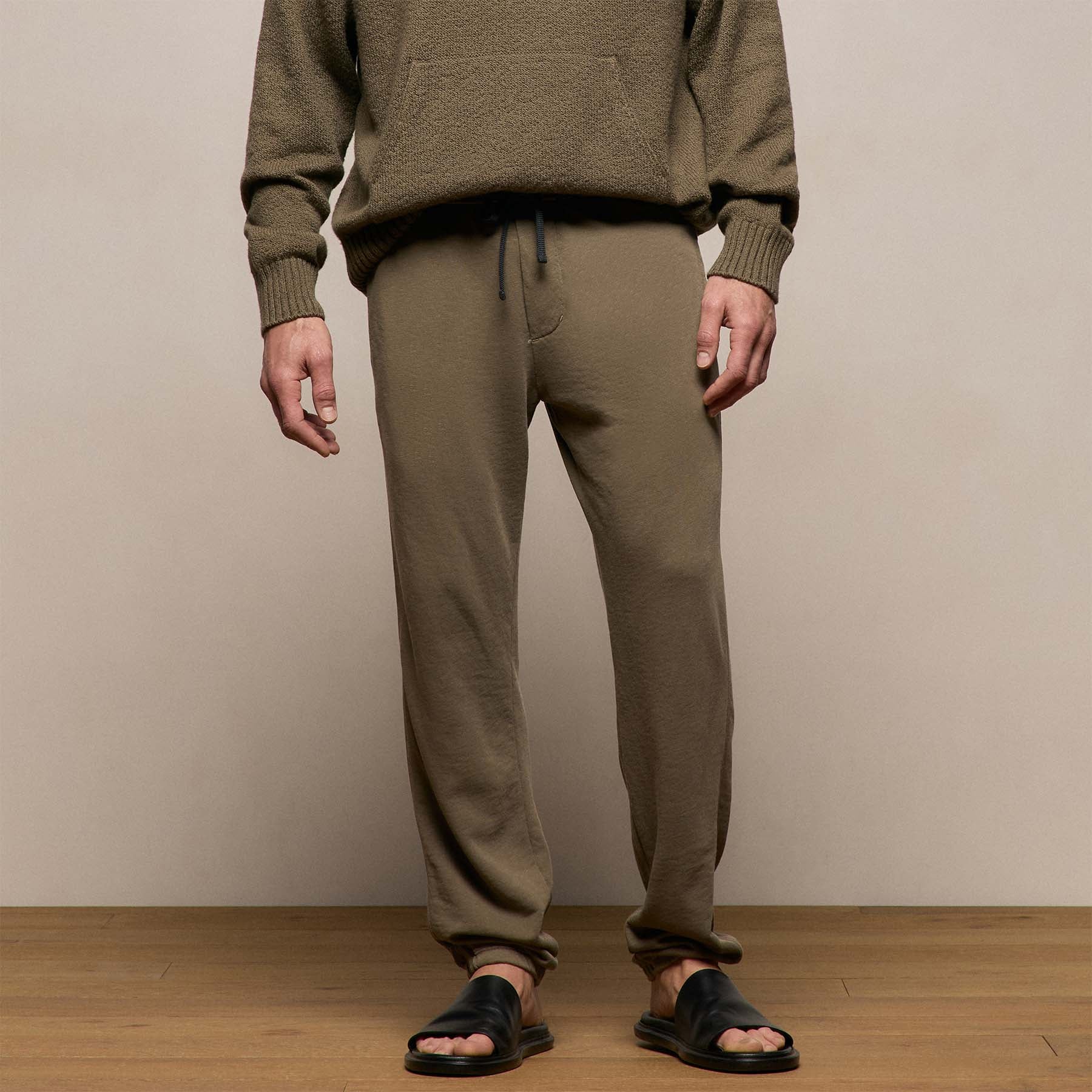 Vintage French Terry Sweatpant - Light Olive Pigment