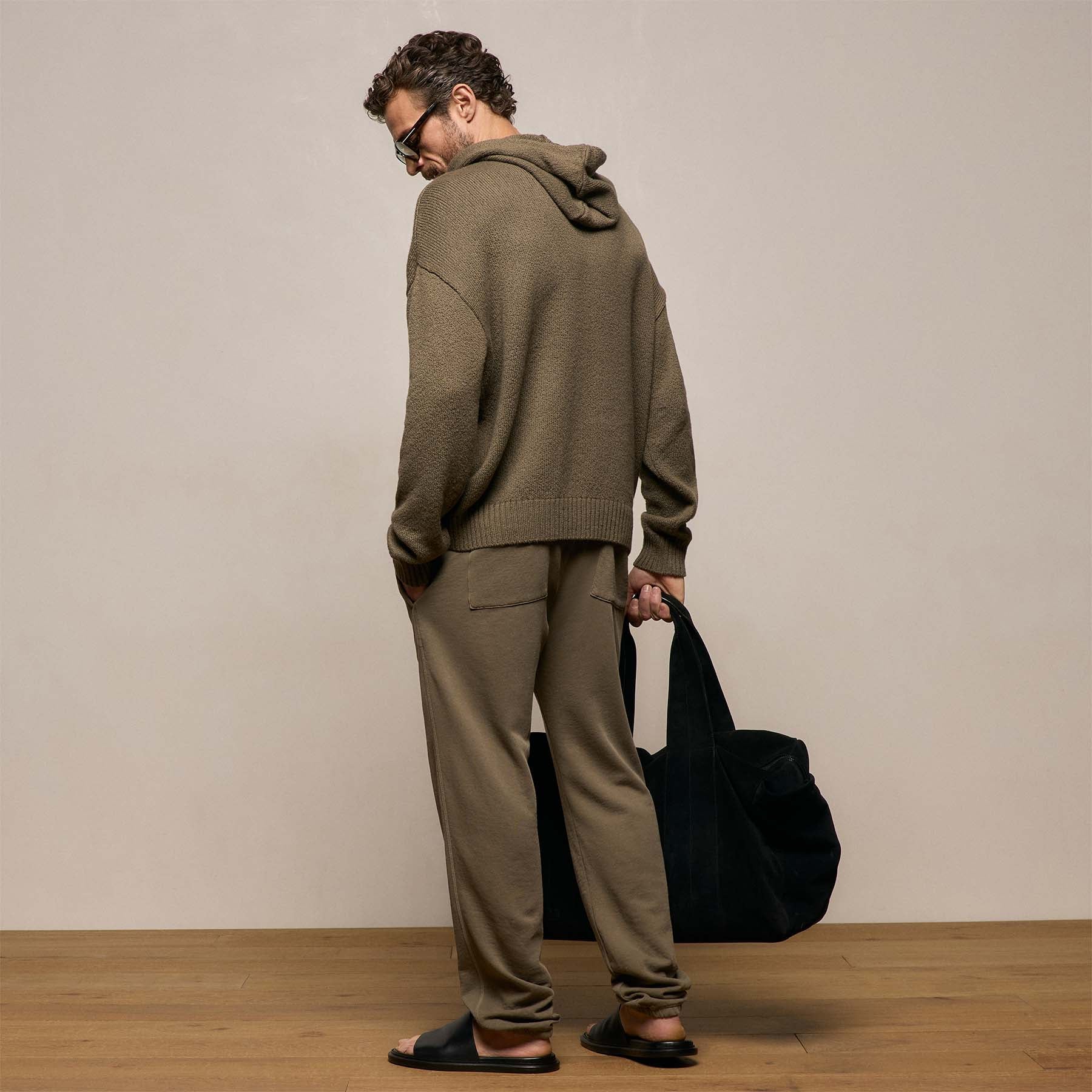 Vintage French Terry Sweatpant - Light Olive Pigment