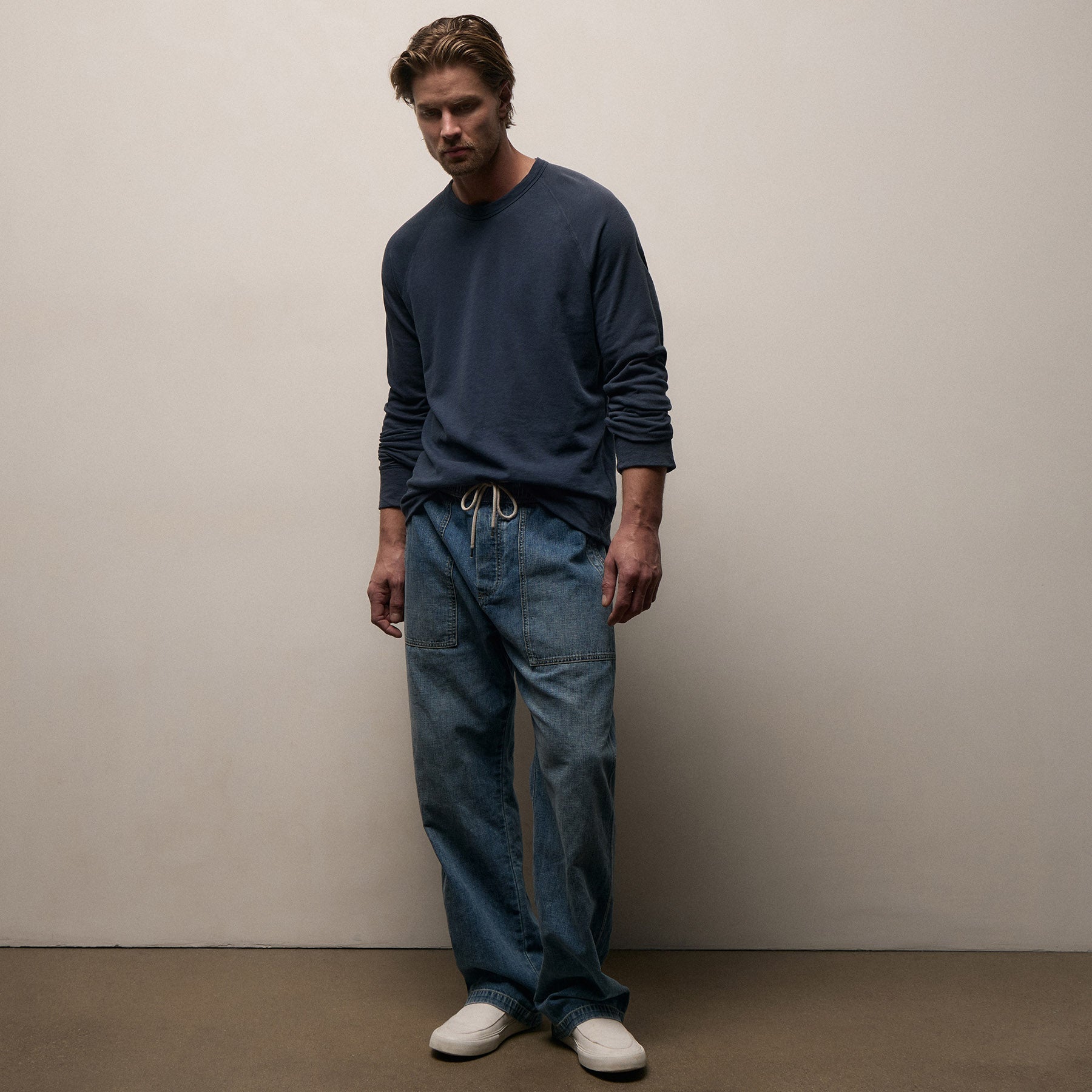 Vintage French Terry Sweatshirt - Deep Pigment