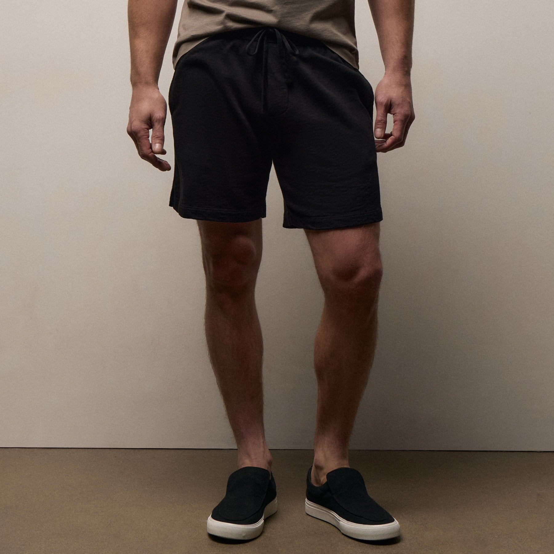 Vintage French Terry Sweat Short - Black