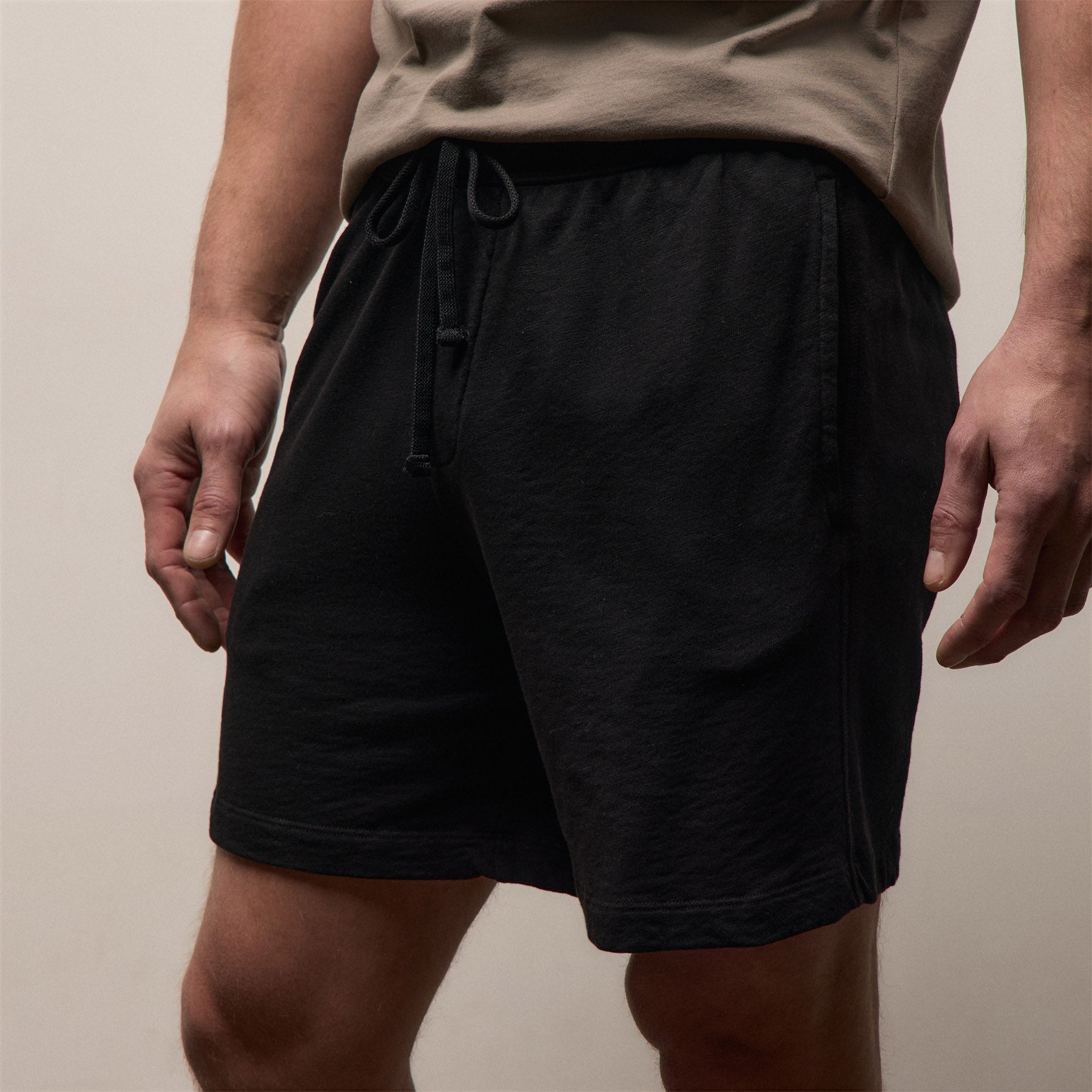 Vintage French Terry Sweat Short - Black