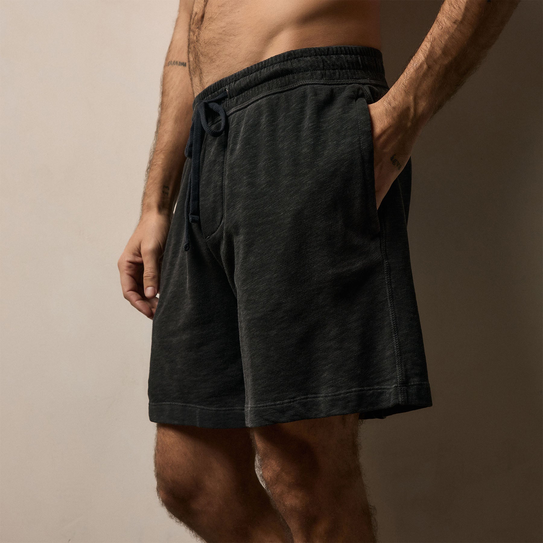 Vintage French Terry Sweat Short - Carbon Pigment