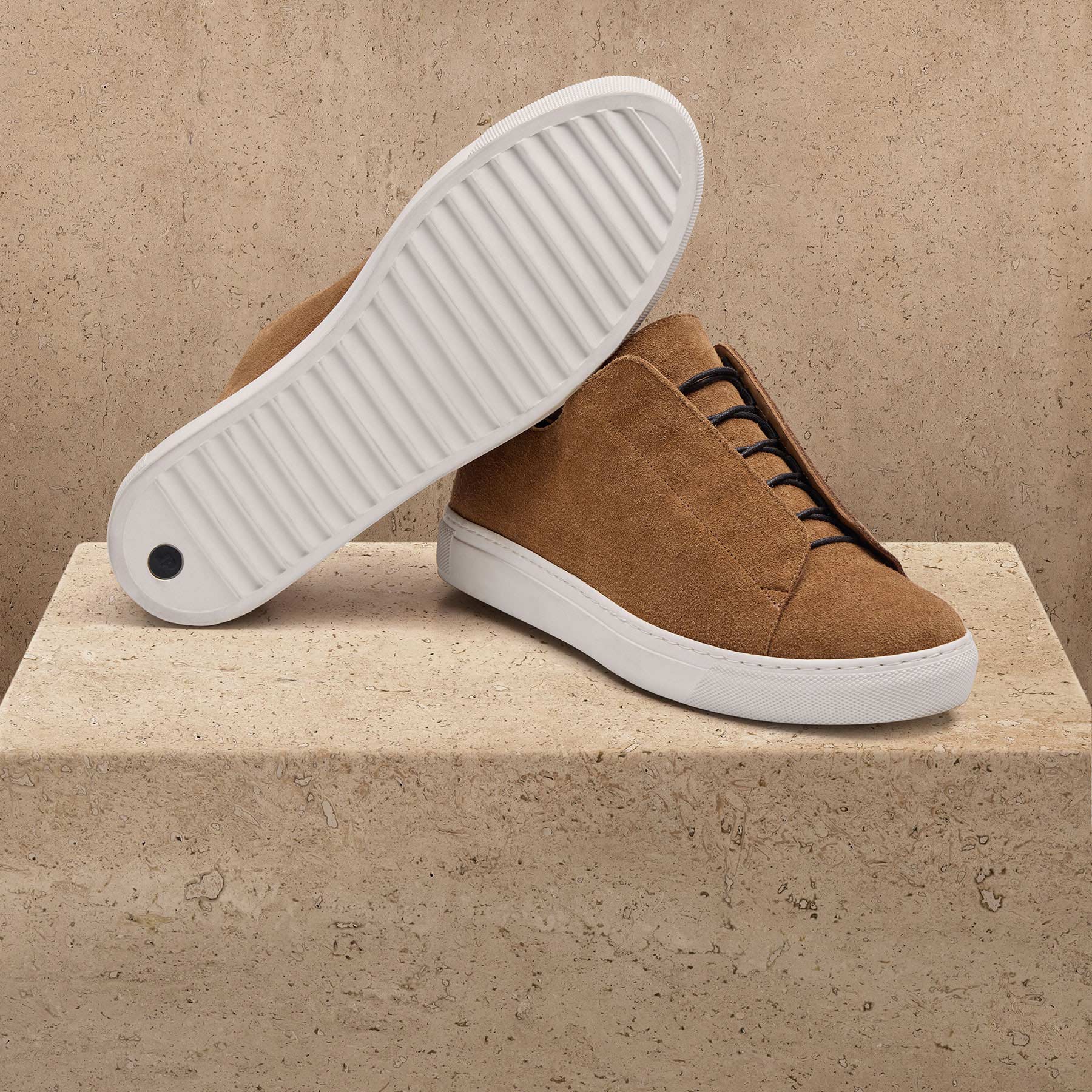 Men's Suede Solstice Sneaker - Chestnut