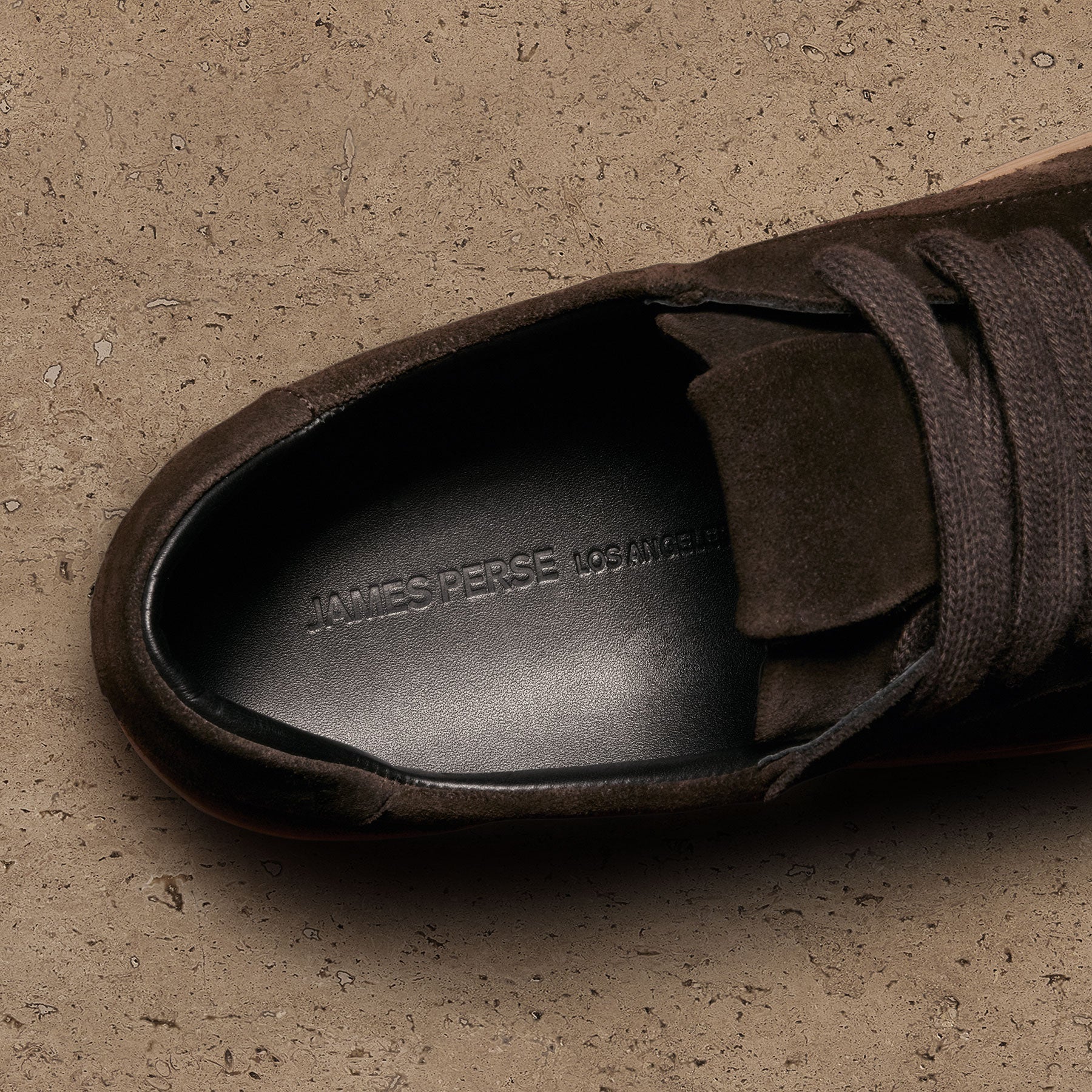 Men's Suede Retro Sneaker - Ebony