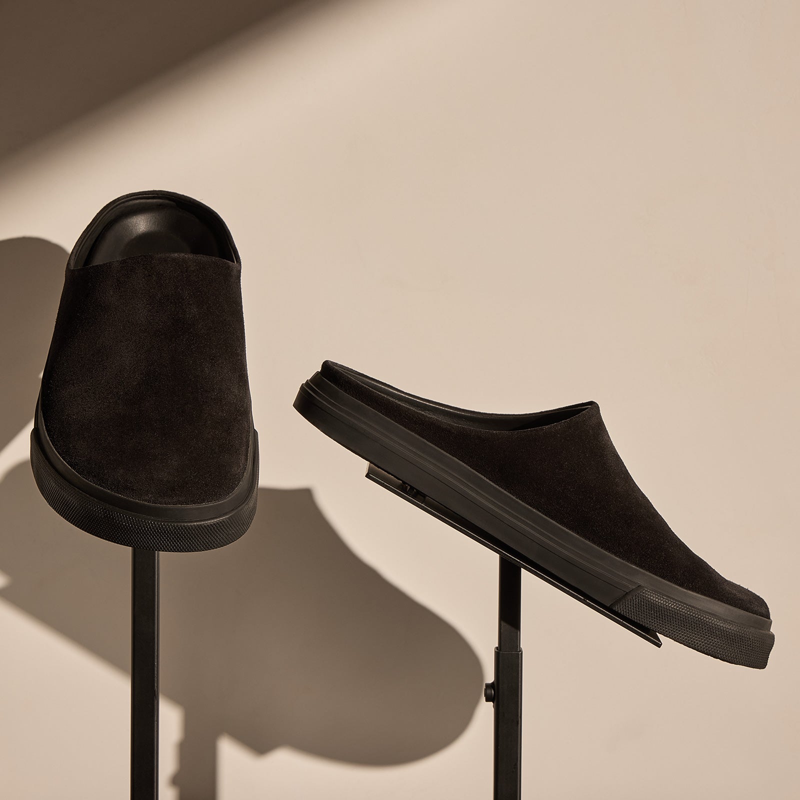 Men's Suede Clog - Black