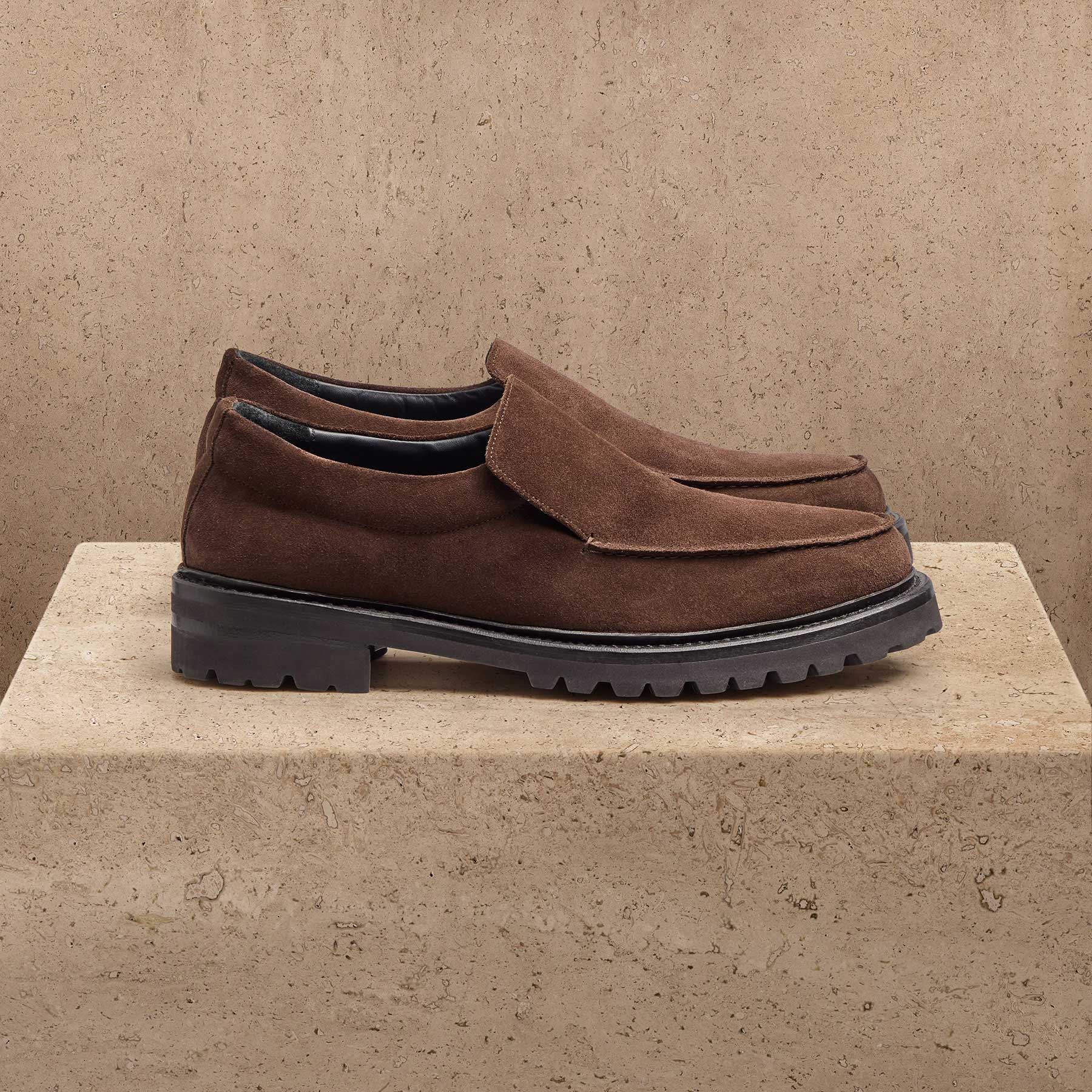 Men's Suede Loafer - Cafe