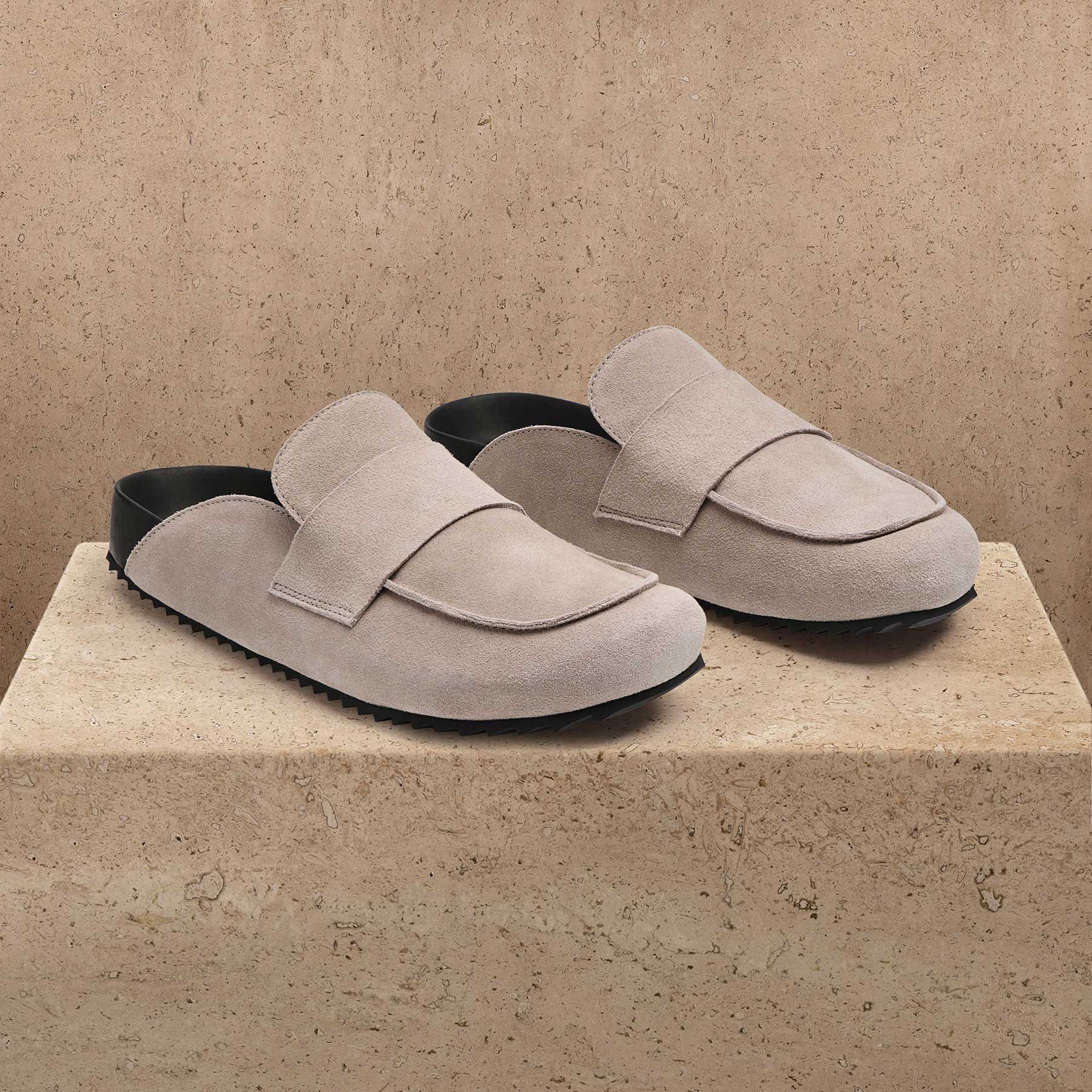 Men's Suede Slip On Loafer - Earth
