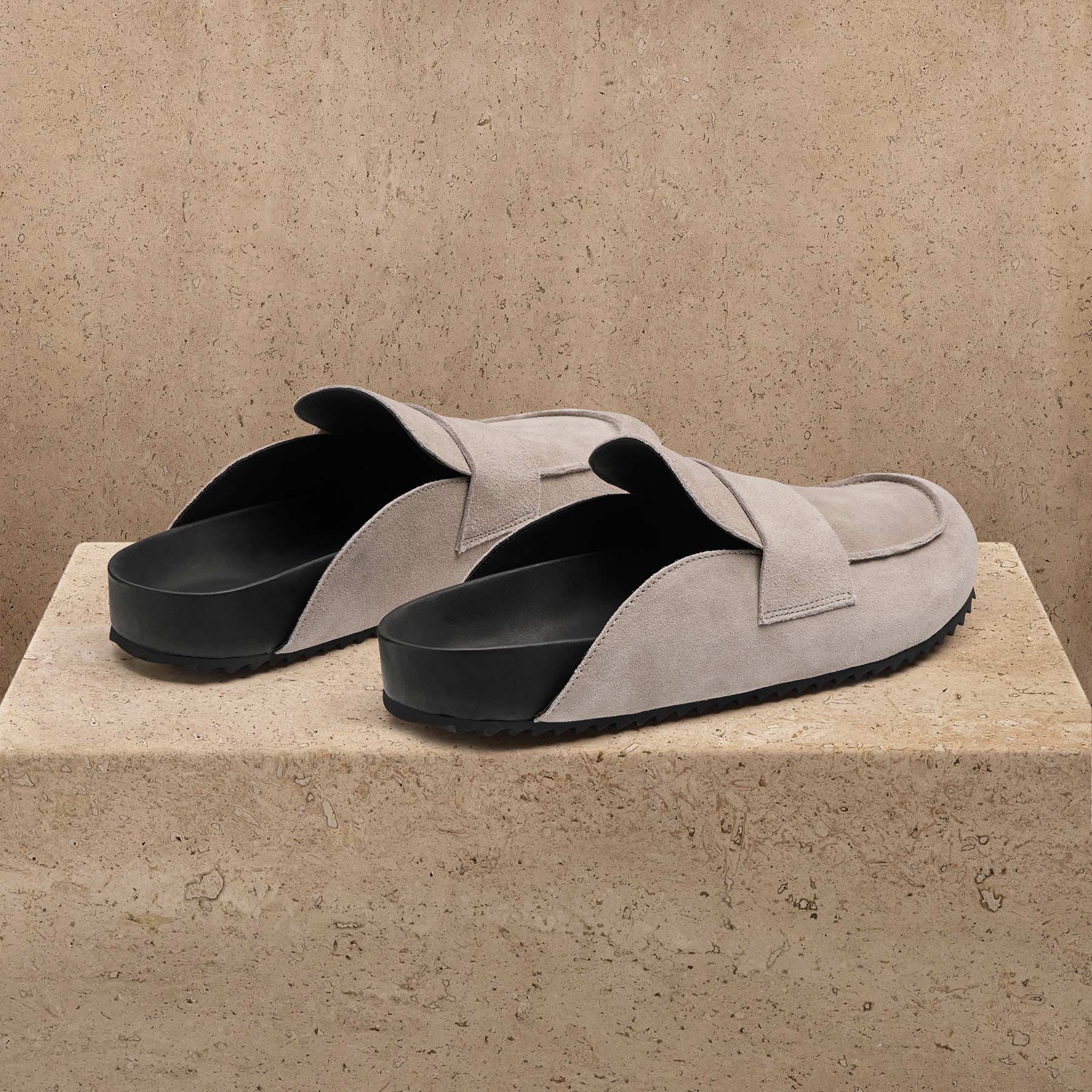 Men's Suede Slip On Loafer - Earth