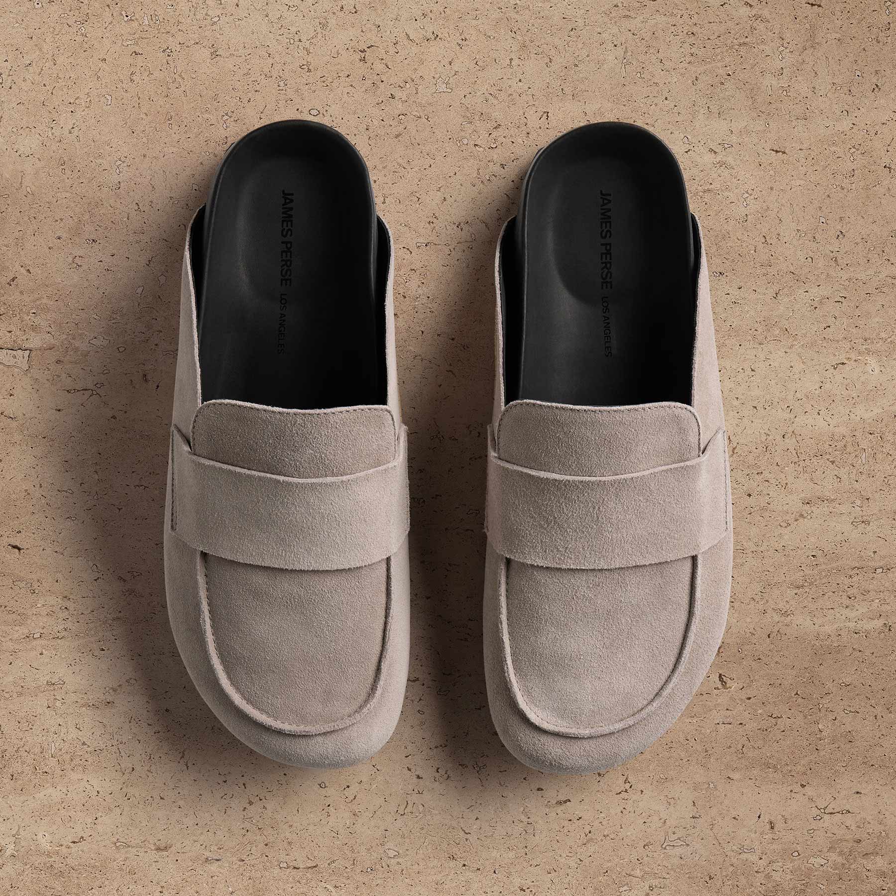 Men's Suede Slip On Loafer - Earth