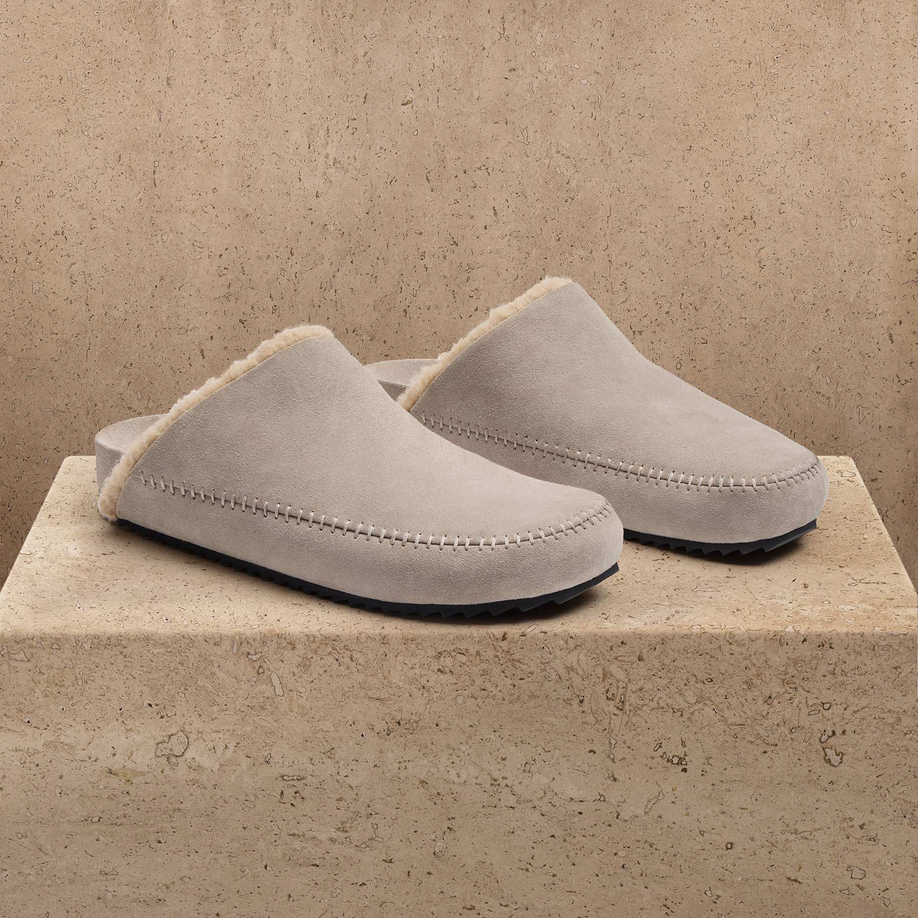 Men's Suede Clog - Earth